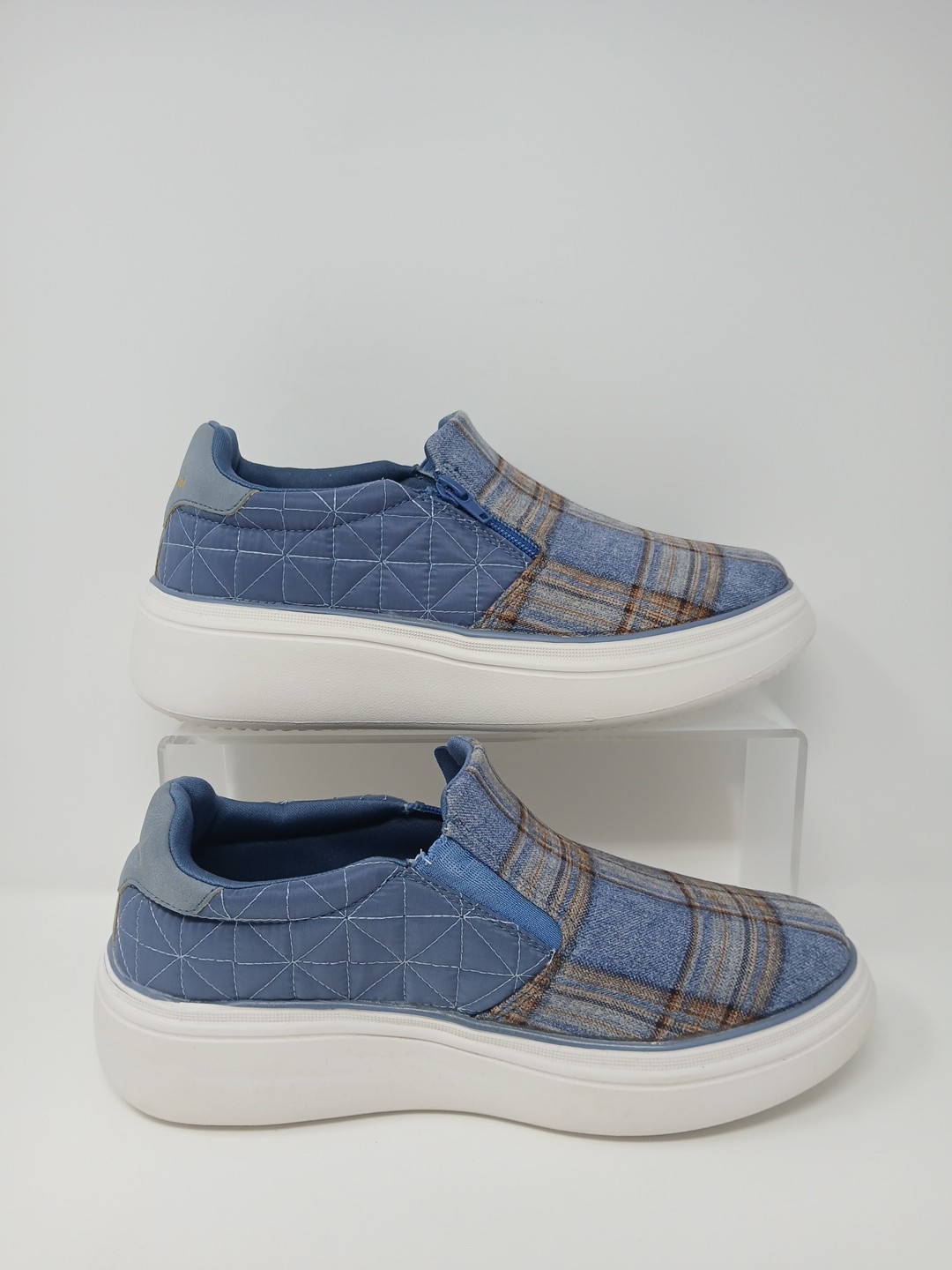 Ortho-comfoot Slip-On Comfort Wedge Arch Support Zip Up Shoes Women’s Sz EU 40