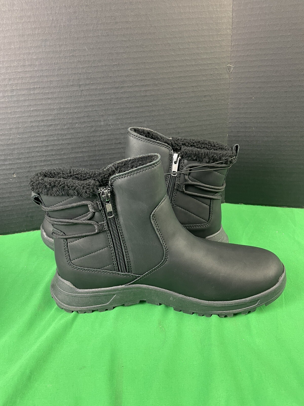 Eddie Bauer Ladies Warm Lined Cushioned Footbed Siren Winter Boot Black Size 7