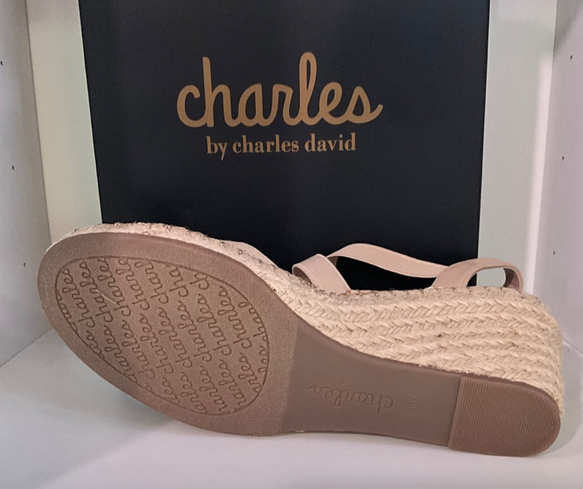 Charles by Charles David Beige Elastic Nick 9.5