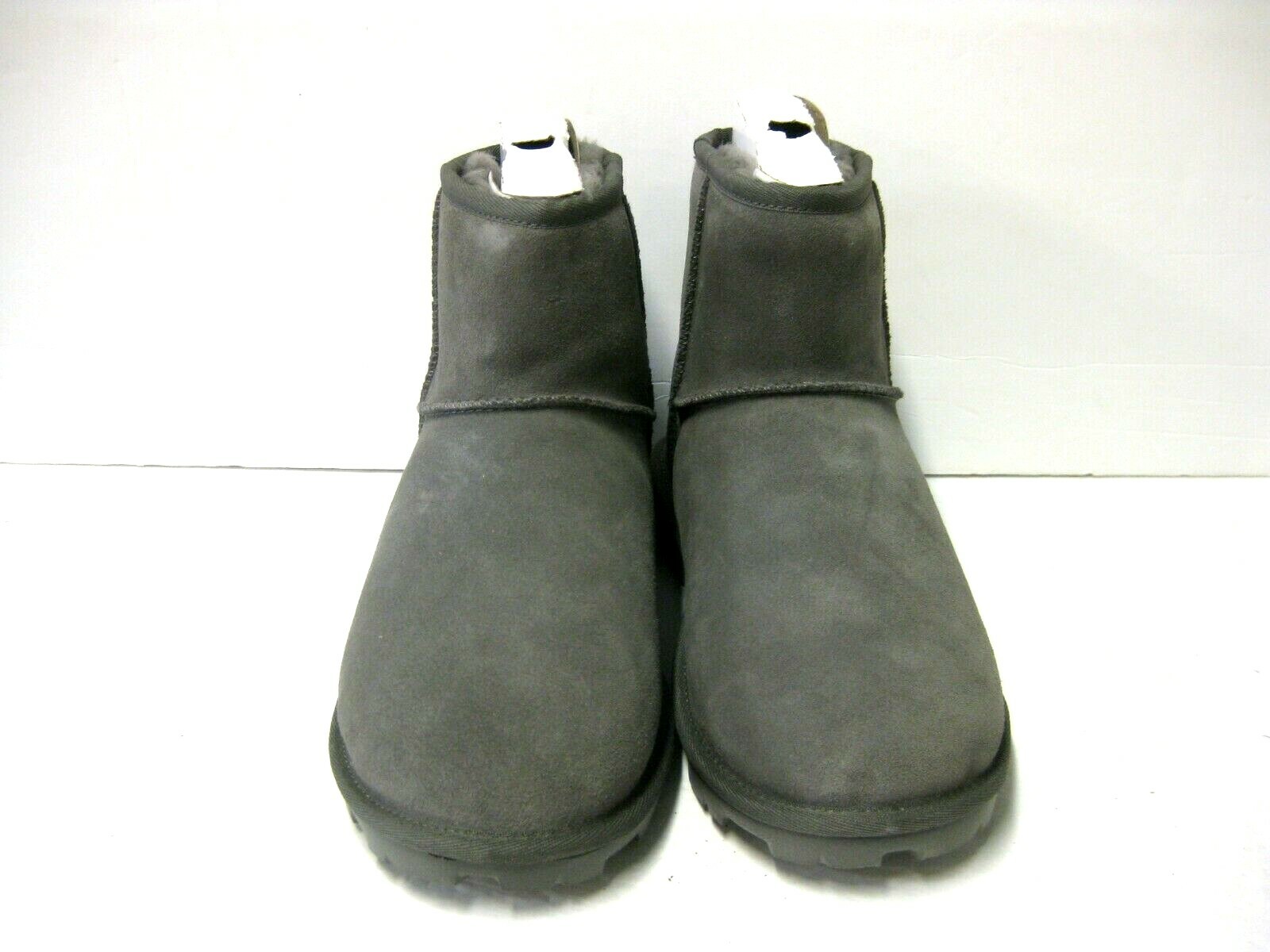 UGG ESSENTIAL MINI WOMEN BOOTS SUEDE CHARCOAL US 10 /UK 8 /EU 41