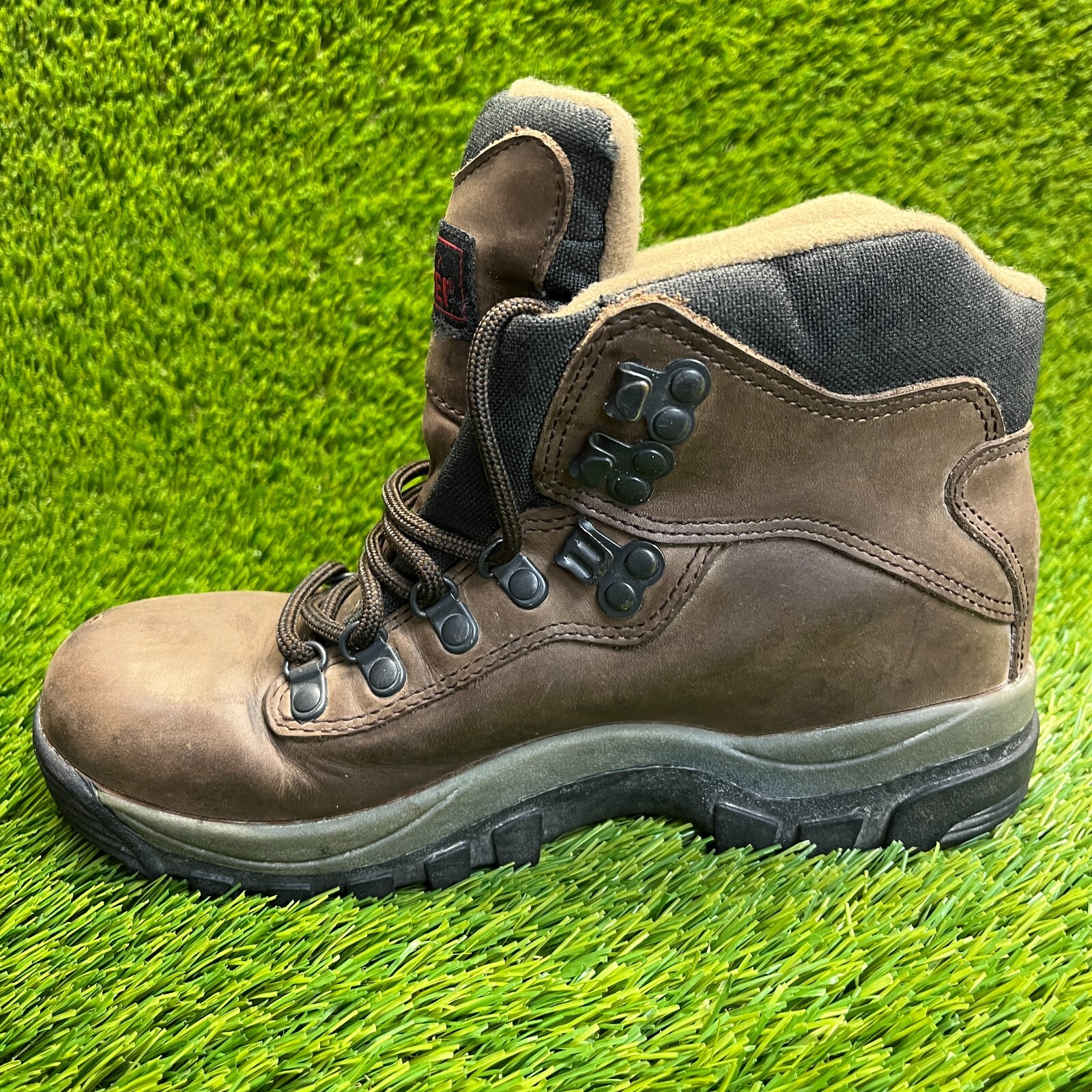 Merrell REI Monarch Gore-Tex Womens Size 7 Brown Outdoor Leather Hiking Boots