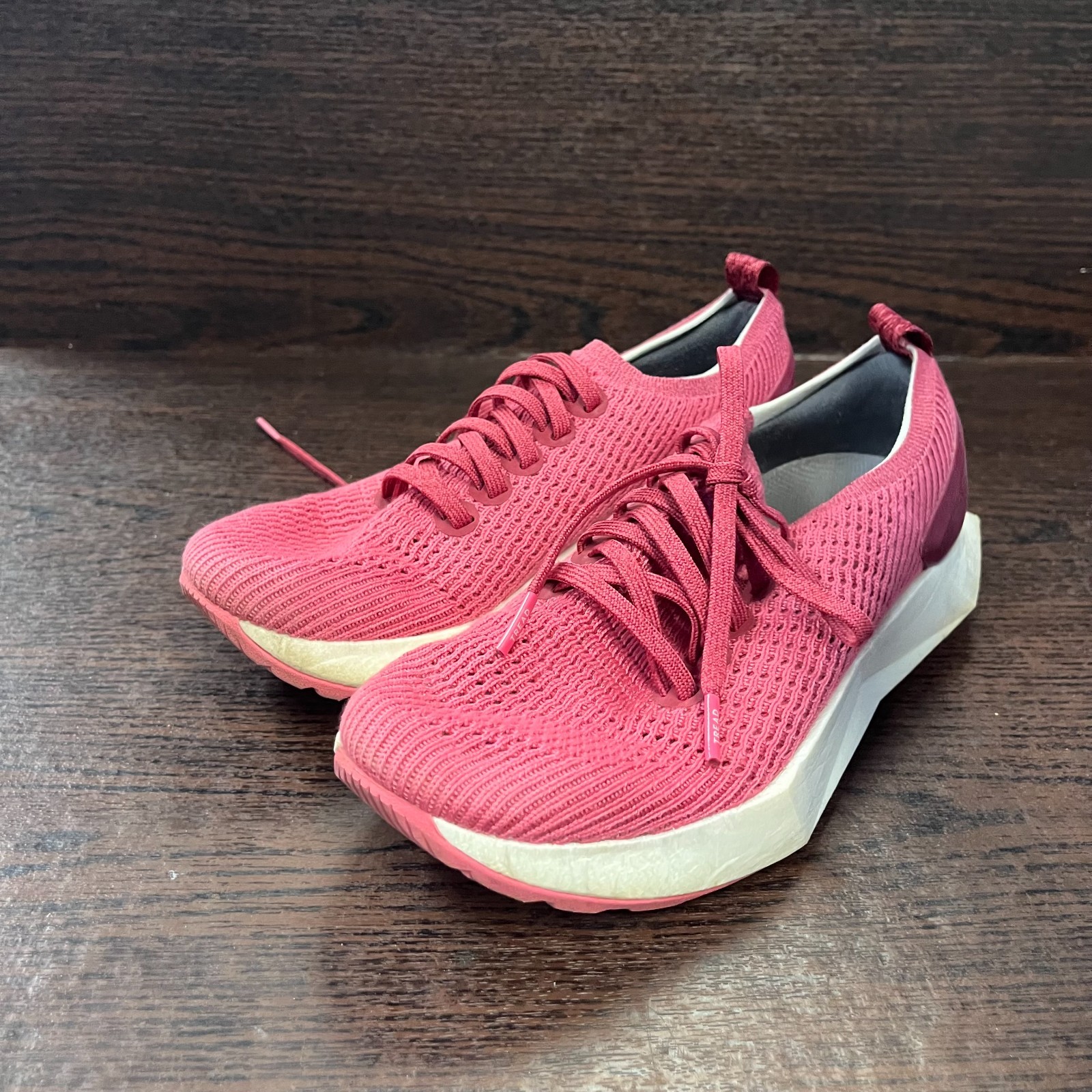 Allbirds Tree Flyer Women’s Shoes Size 7 Pink Running Sneakers Style Comfort