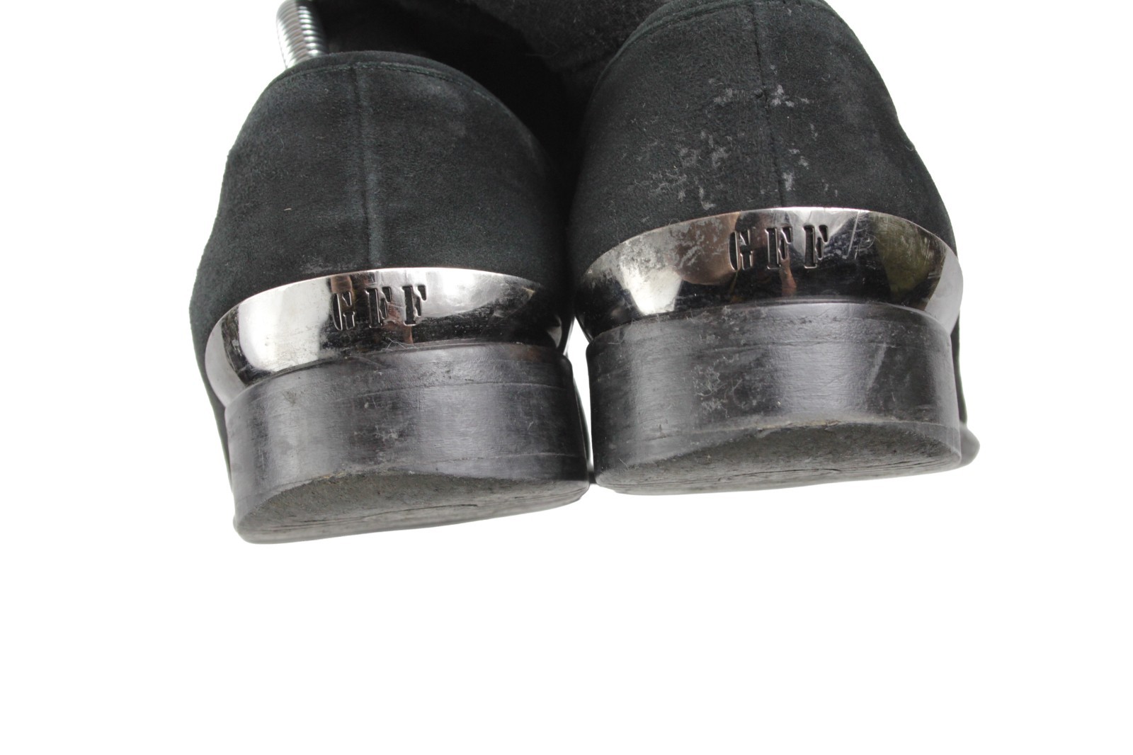 Gianfranco Ferre 90S Logo Suede Loafers Vintage