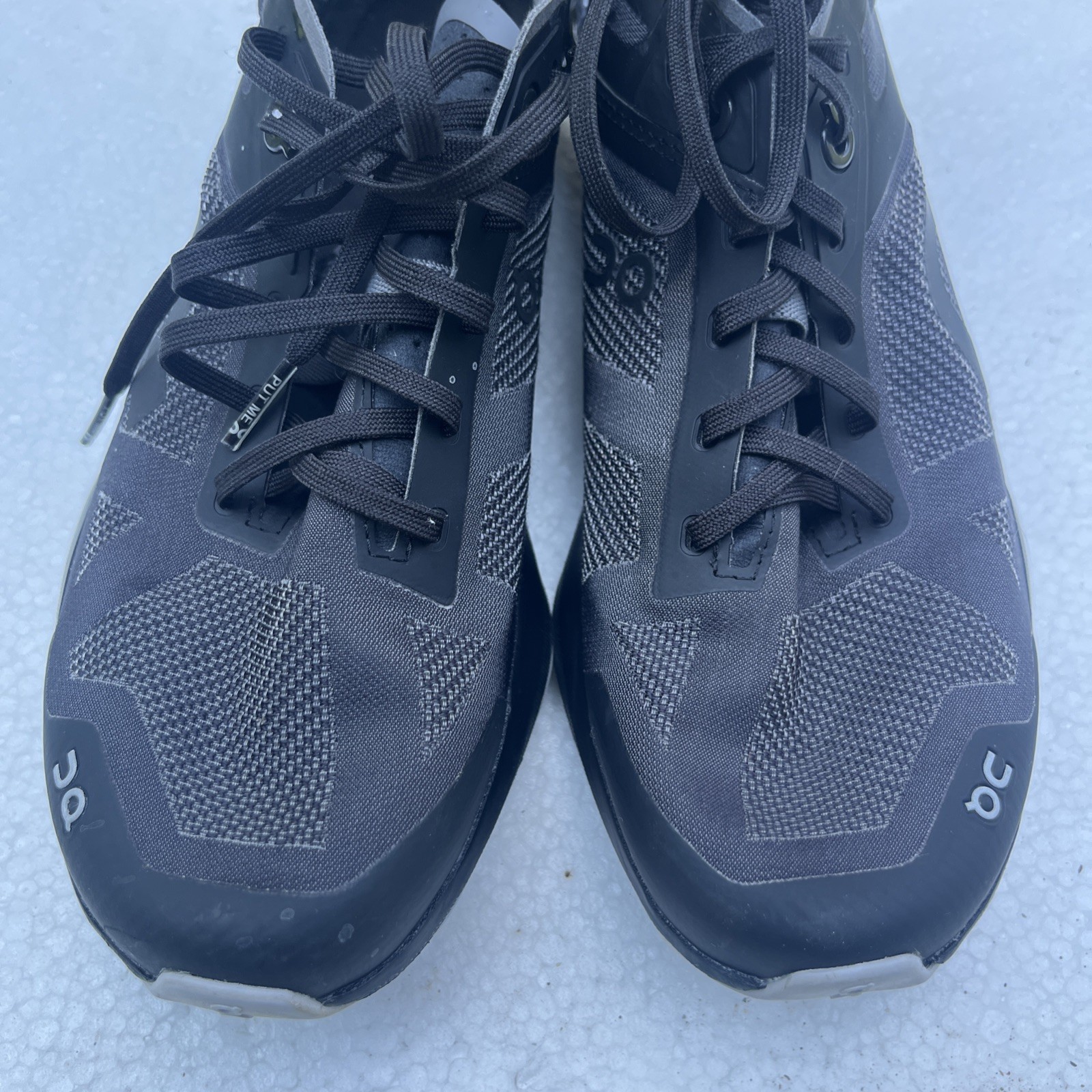 ON Running Womens Cloudventure Synthetic Textile Black Cobble Trainers US 7.5
