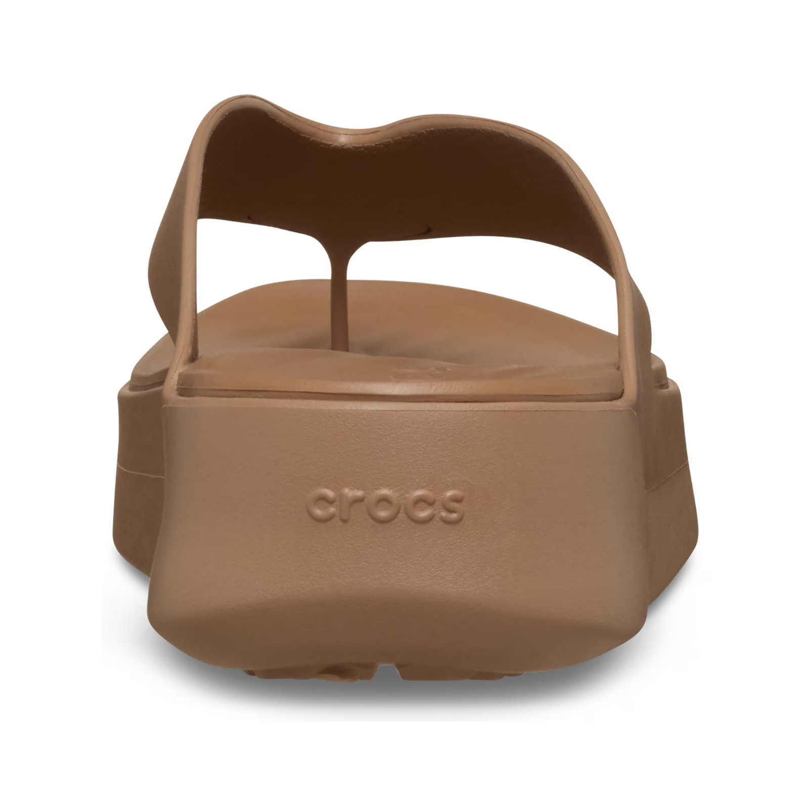 Authentic Crocs Women’s Getaway Platform Flip Flop Sandal Comfort Milk Chocolate