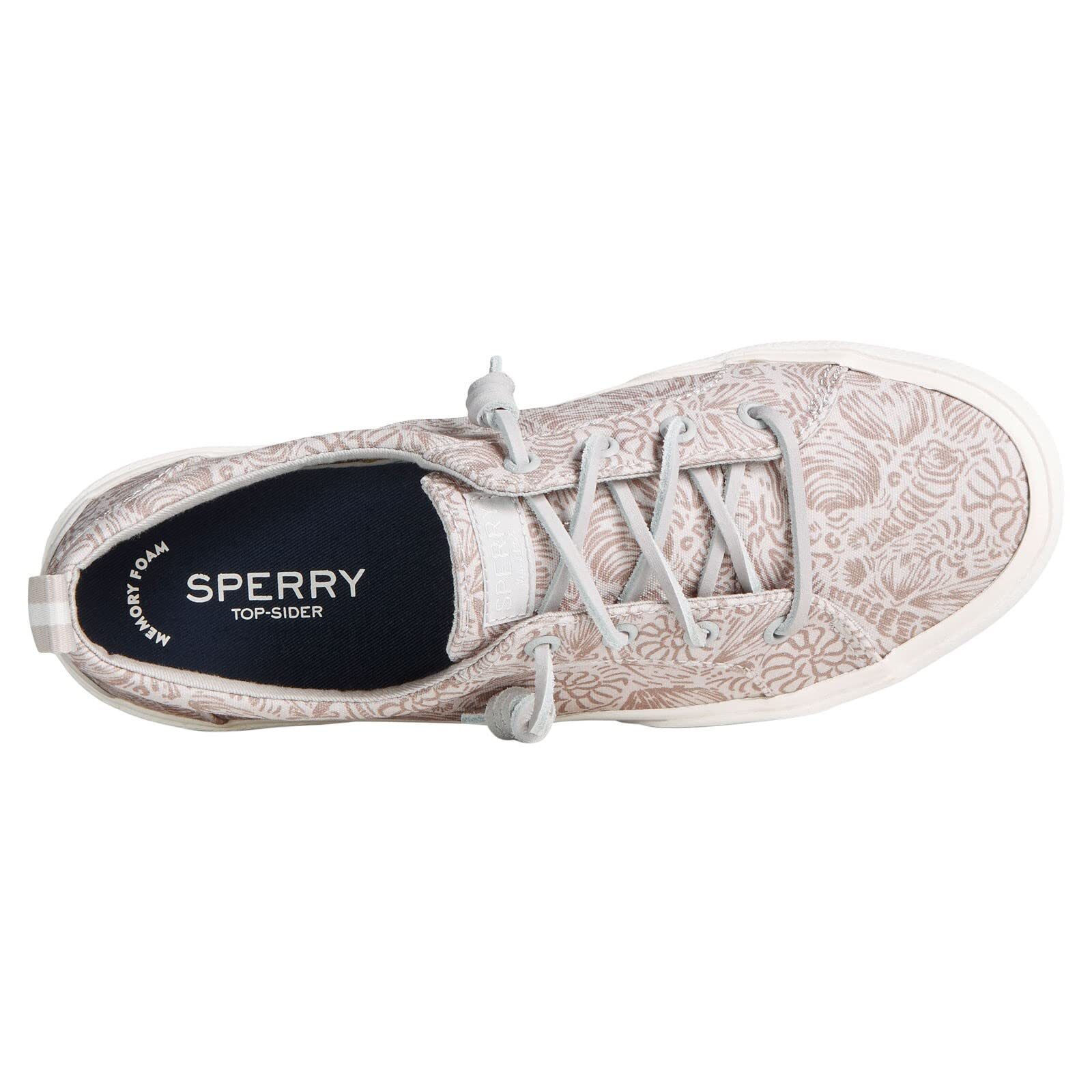 Sperry – Pier Wave Ltt Fossil Print Grey, Fossil Print Grey, 5.5 M
