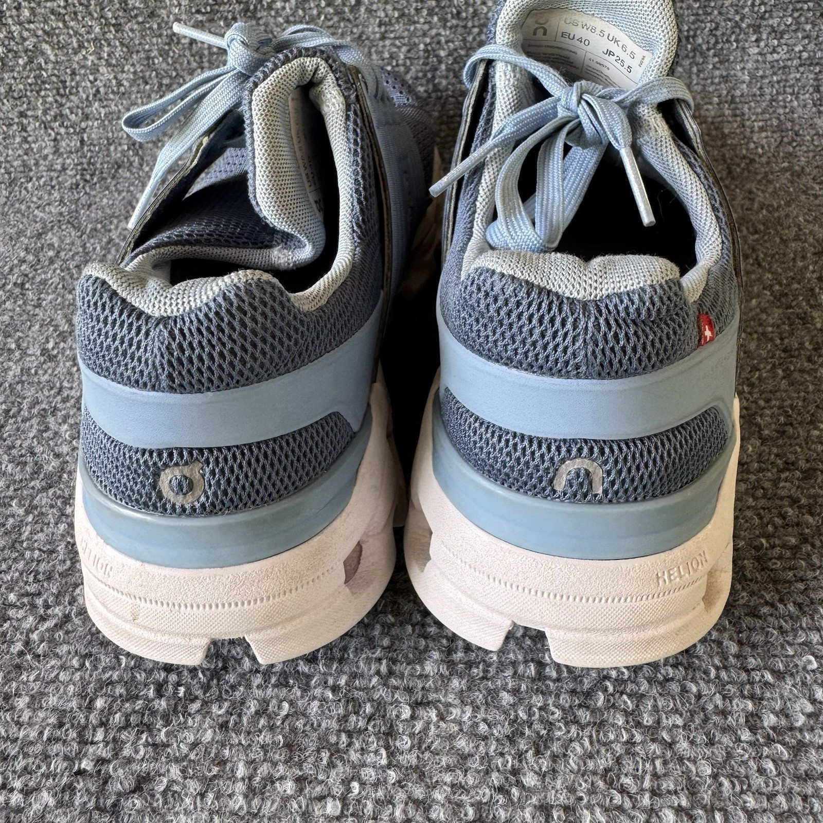On Cloud Womens Cloudswift Blue Lake Sky Running Walking Size 8.5 Helion