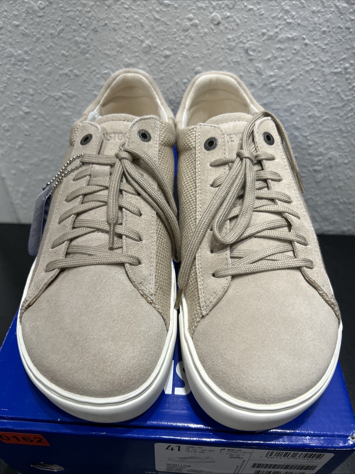 BIRKENSTOCK Bend Sandcastle Suede Lace-Up Unisex Sneaker Athletic 41 US W-10 M-8