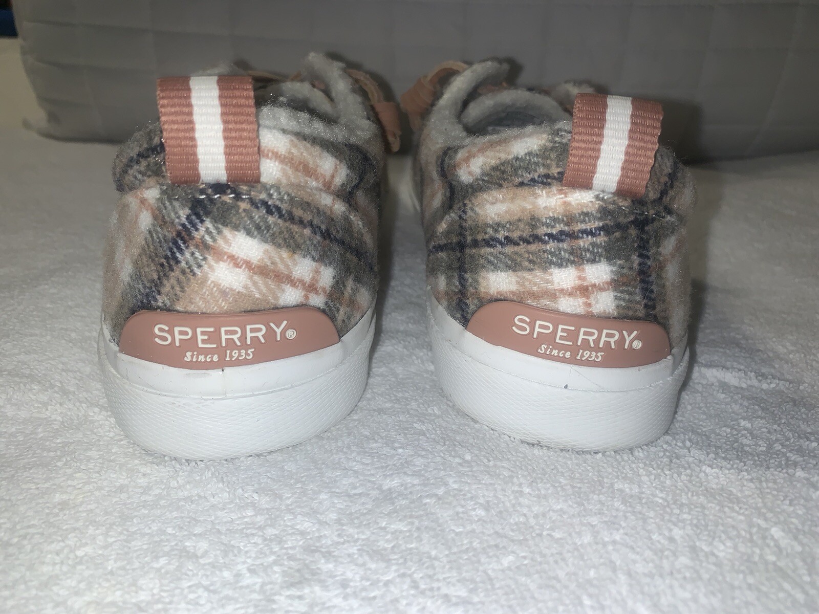 Sperry Women’s Pier Wave LTT Teddy Wool Ivory Multi NWT Sz-8.5 NWOB