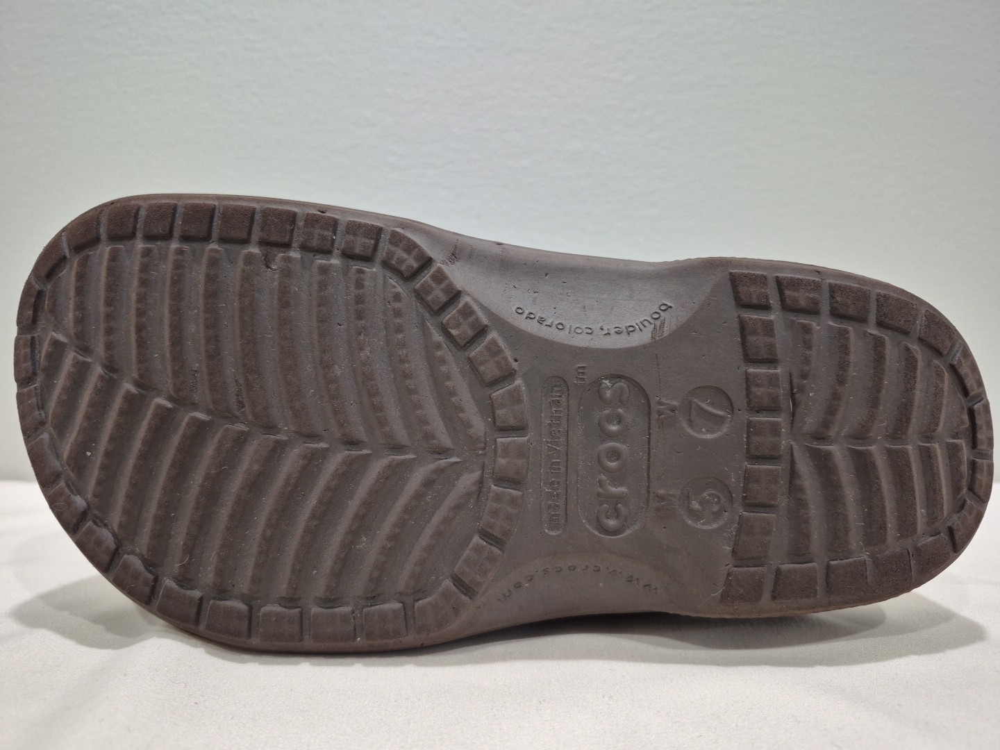 Crocs Baya Lined Brown Clogs Shoes Unisex Men’s 5/Women’s 7