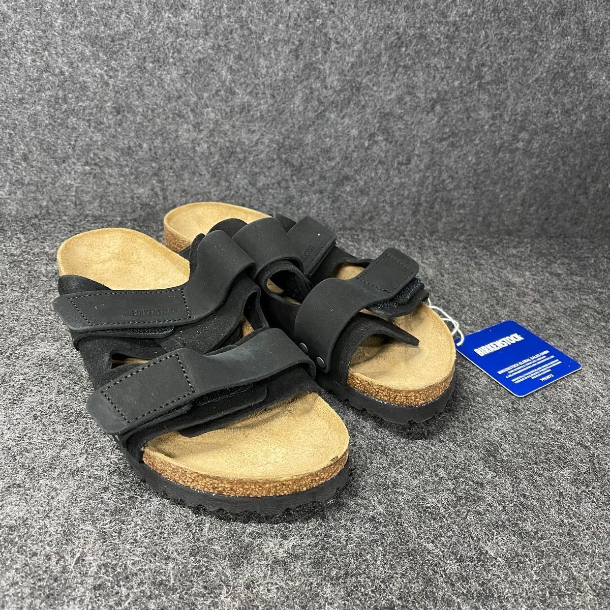 BIRKENSTOCK Uji Nubuck Suede/Leather Sandals Unisex Size M4/W6