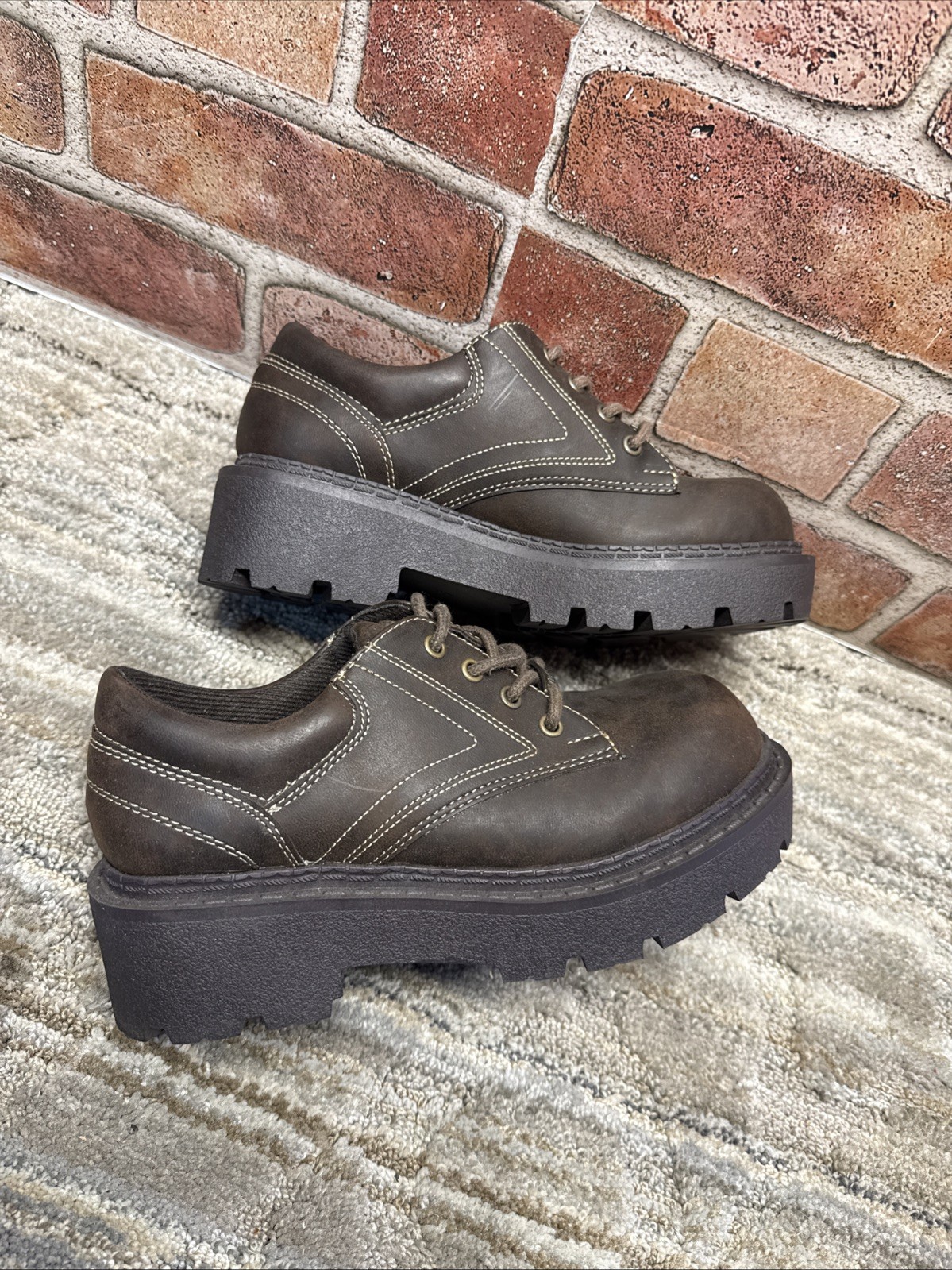 Y2K Chunky Brown Mudd Shoes Size 5 Women’s