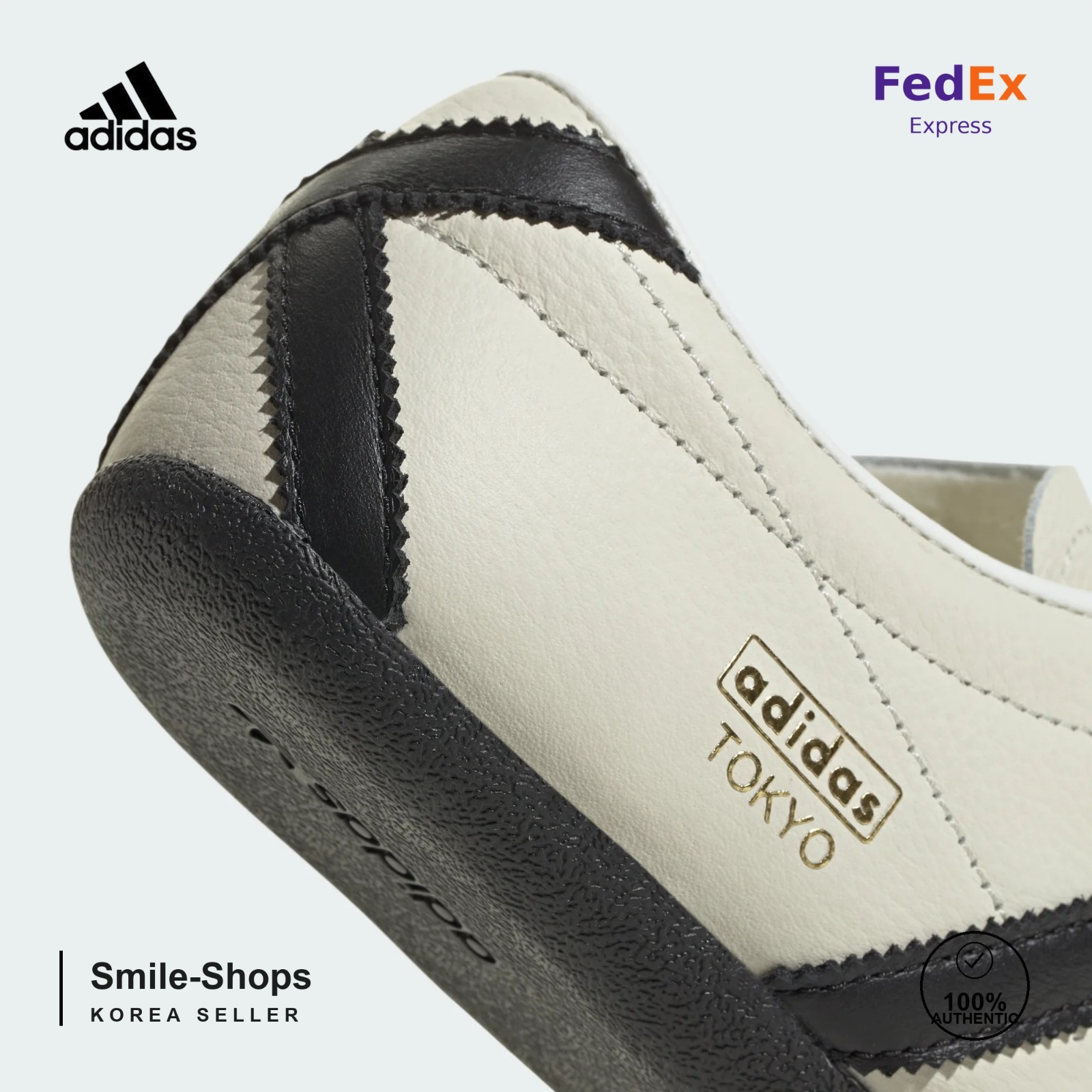 Adidas Women’s Tokyo Off White Core Black Gold Metallic JQ0597 fastship FEDEX
