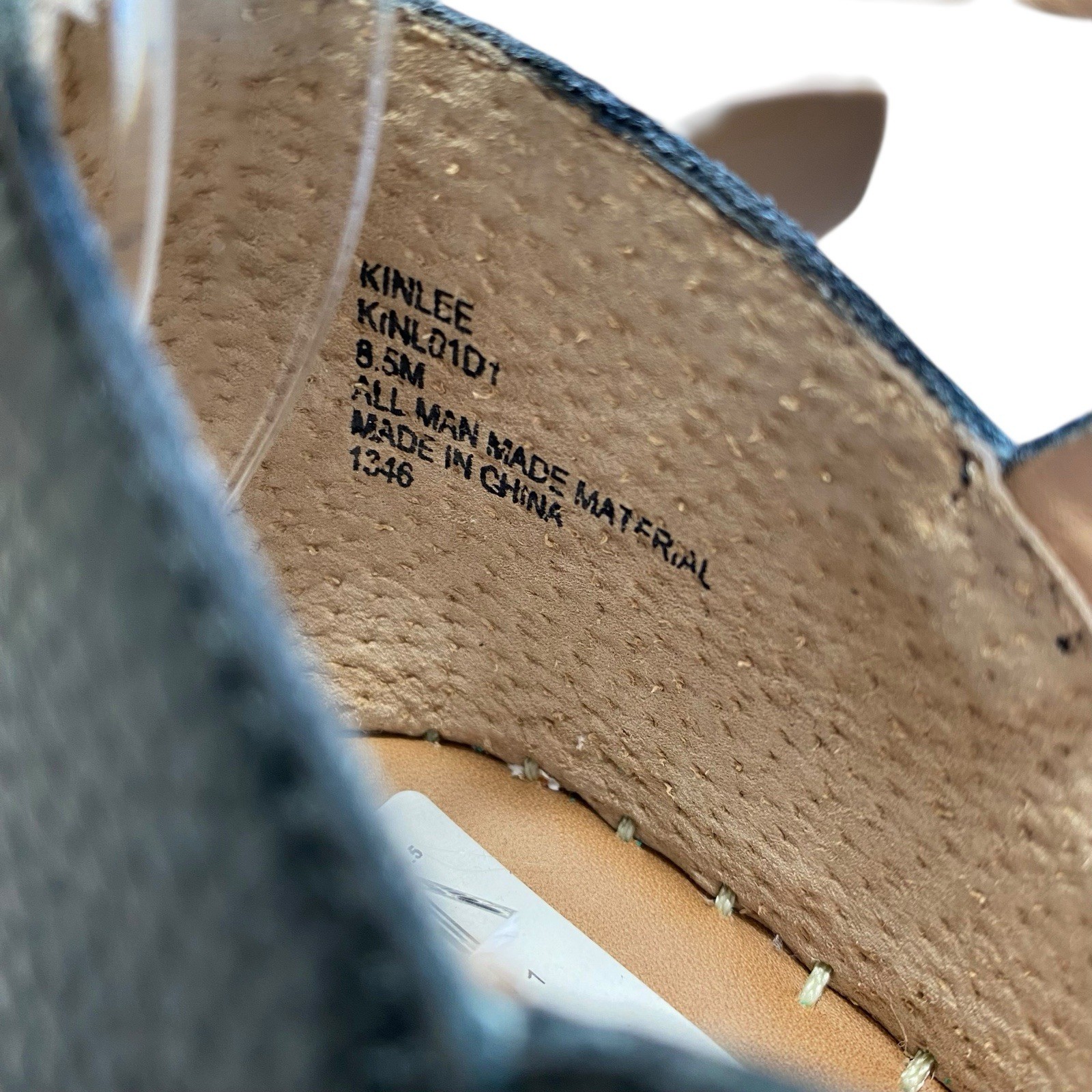 Steven New York Espadrilles Yute Kinlee Wedges Sandals 8.5 Black Tan Nautical
