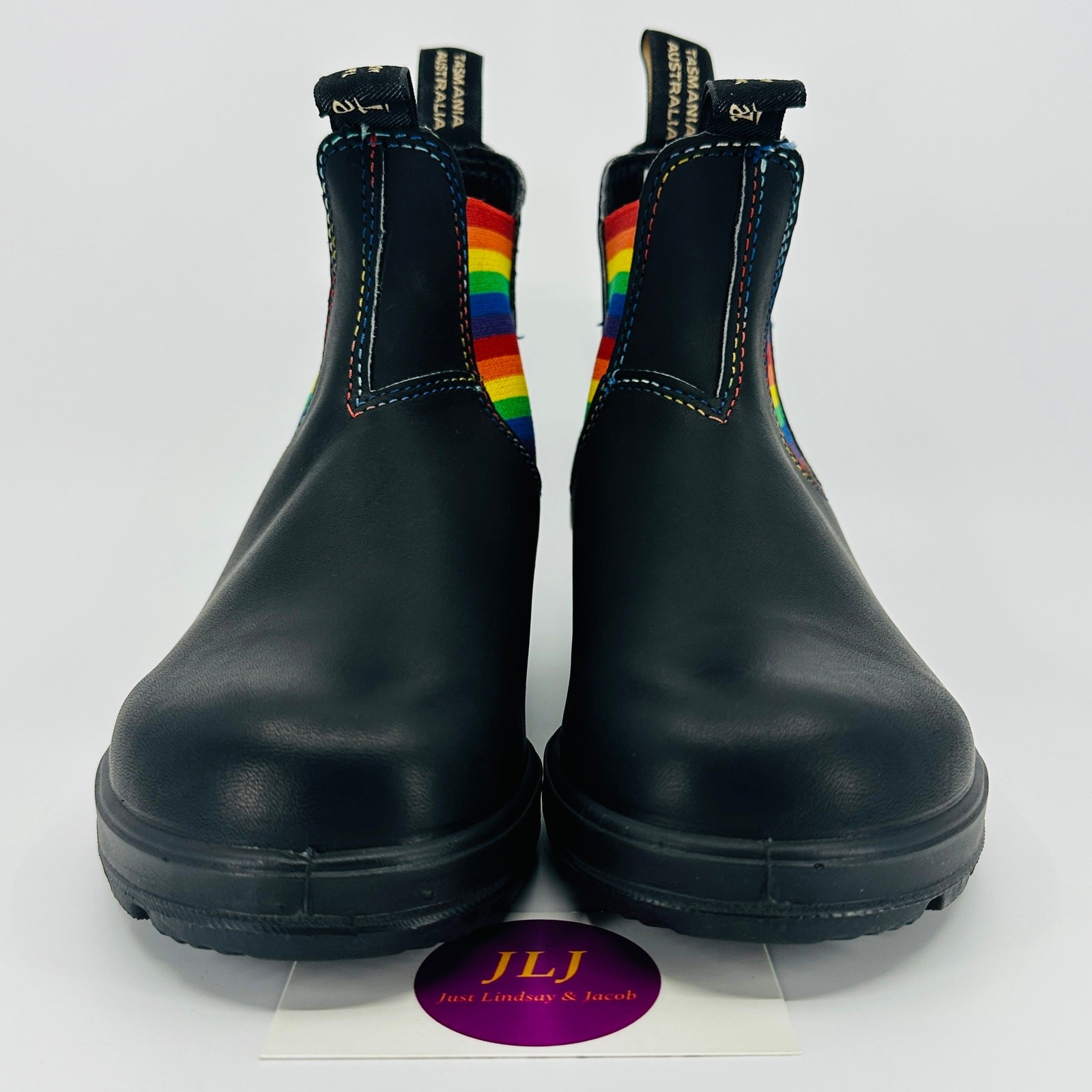Blundstone 2105 Rainbow Black Leather Chelsea Boots Size 4.5 UK/ 7.5 US Women’s