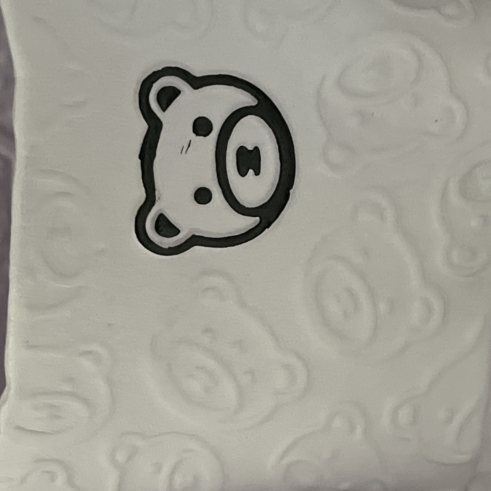 NEW CUTE BEAR PILLOW SLIDES LAVENDER SZ 9-10 GARDEN BATHROOM SHOES NIB USA