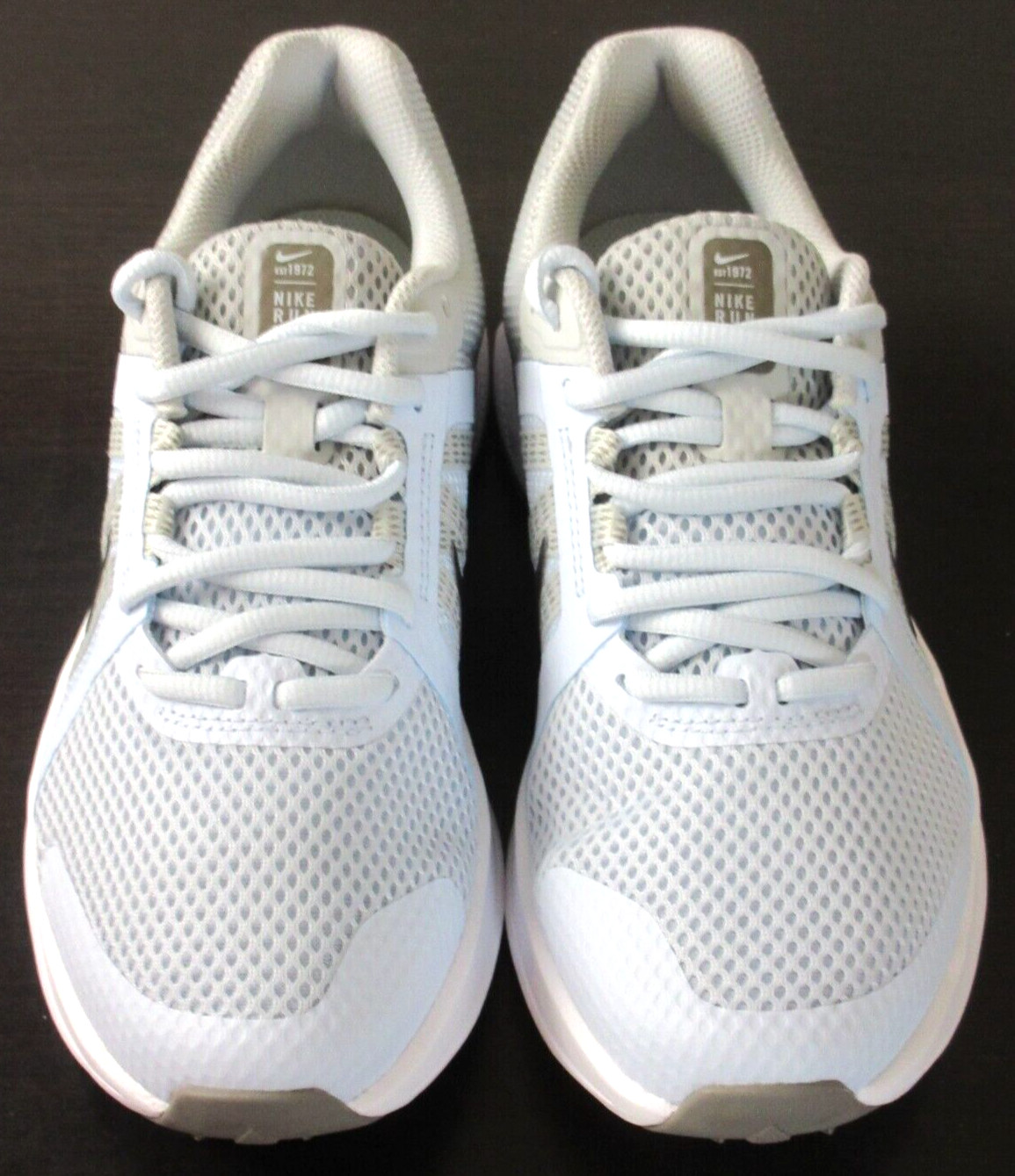Nike Women’s Run Swift 2 Half Blue Metallic Pewter Grey Running Shoes Size 8 NIB