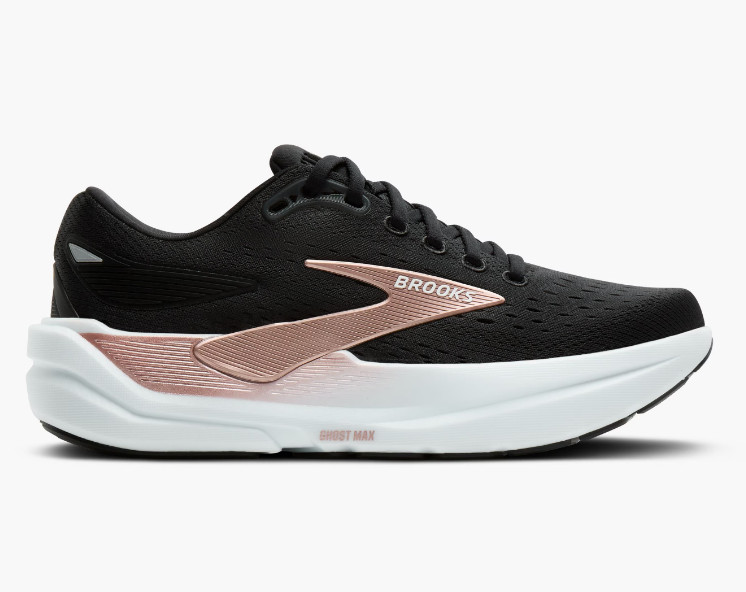 NEW Brooks Women’s Ghost Max 3 – Black/Black/Rose Gold (Authentic)