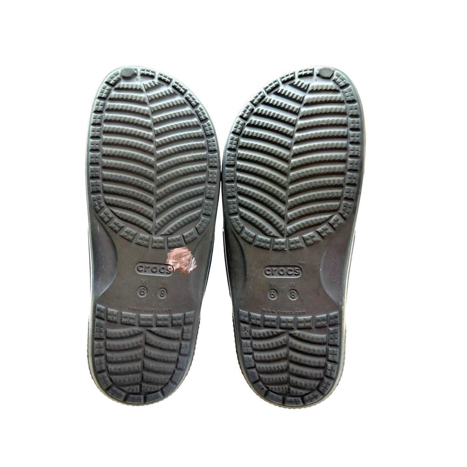 Crocs Navy Blue Womens Slide Sandals M6 W8 Unisex