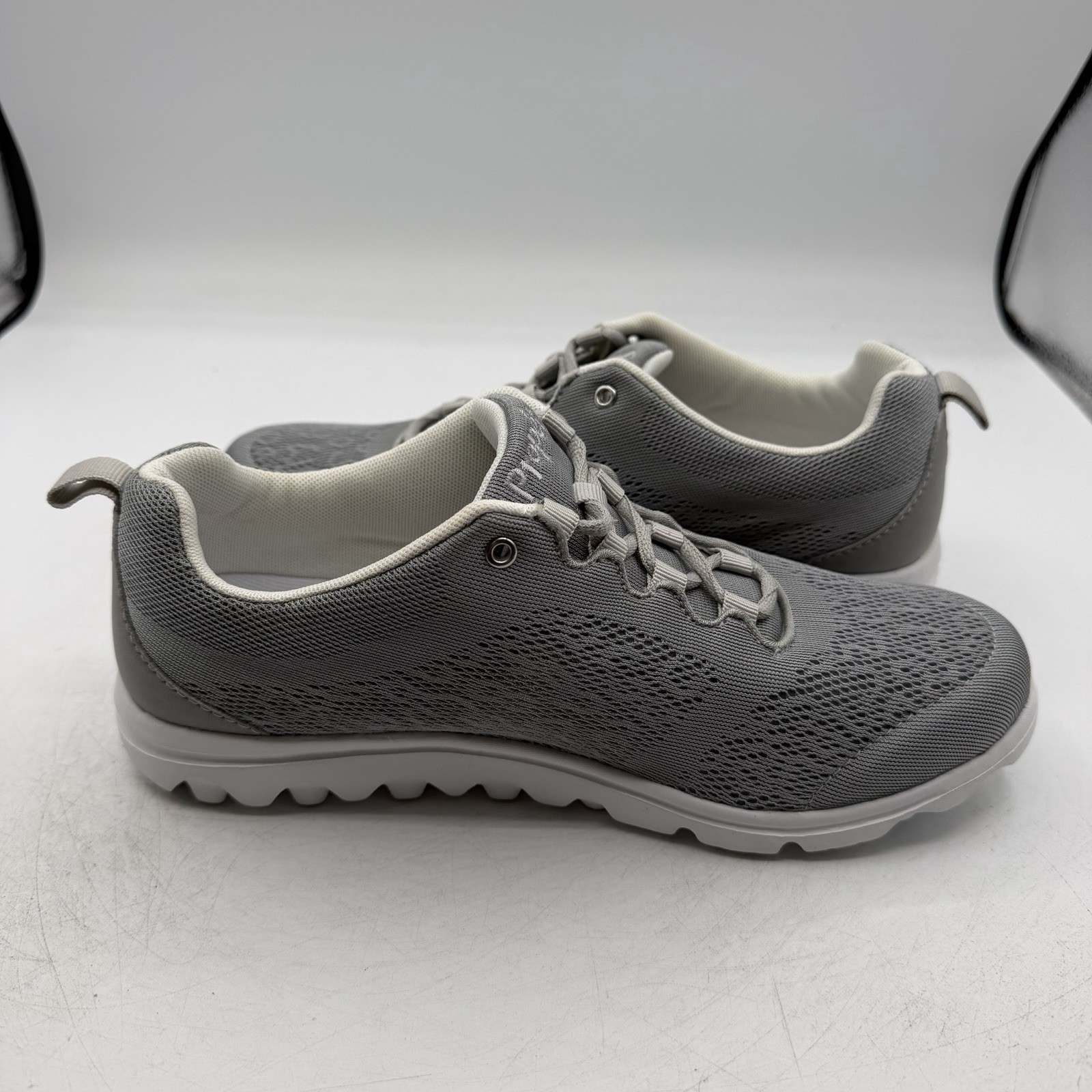 Propet TravelActiv Sneakers Womens Sz 8 XX(4E) WIDE Grey Comfort Shoes W5102