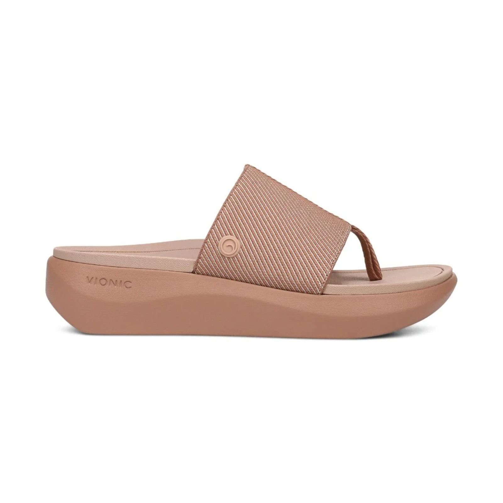 NEW Vionic Women’s Beach Aqua Platform Toe Post Sandal – Mocha Mousse