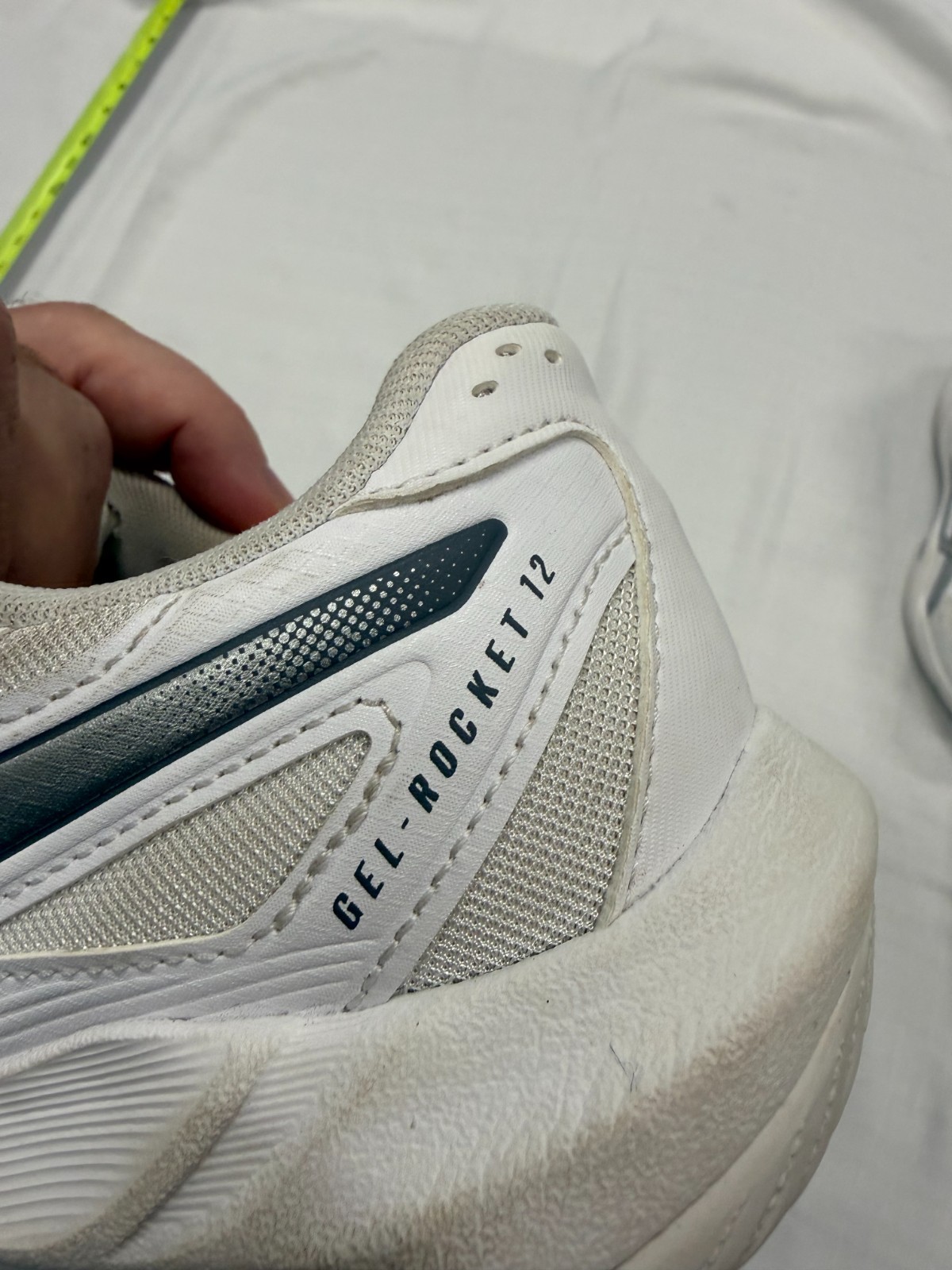 Size 6 – ASICS Gel Rocket 12 White Pure Silver W