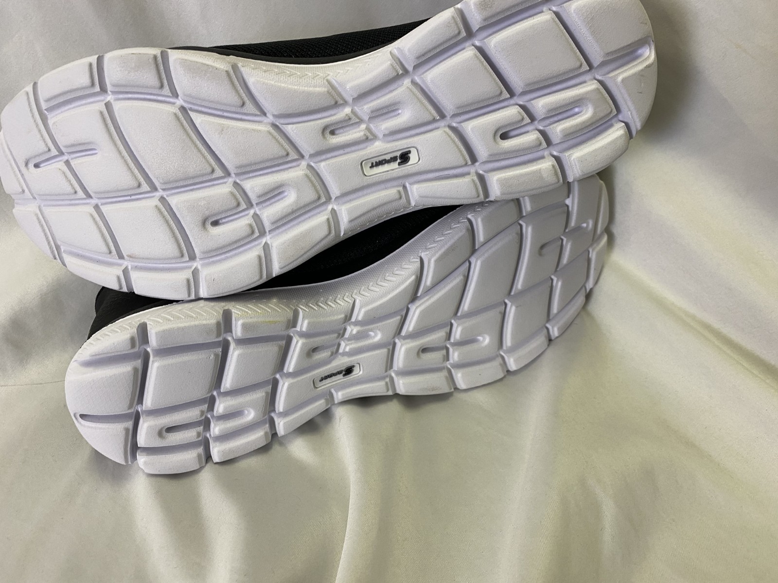 S Sport by Skechers® Syrka Step-In Sneakers, in Black, Size 11, Vegan, No Box.