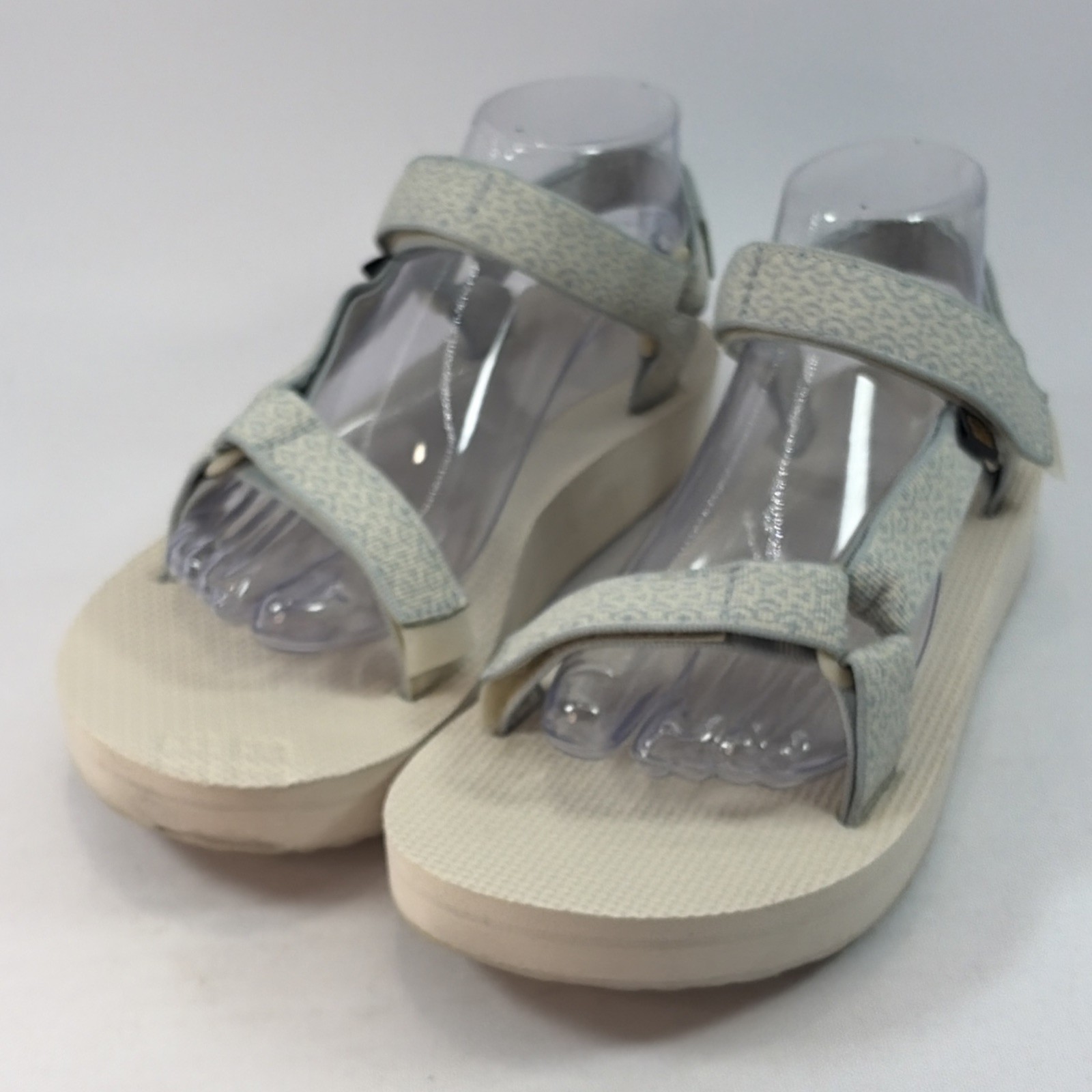 Teva Midform Universal Sandals Women’s Sz 9 Boho White & Blue Strappy