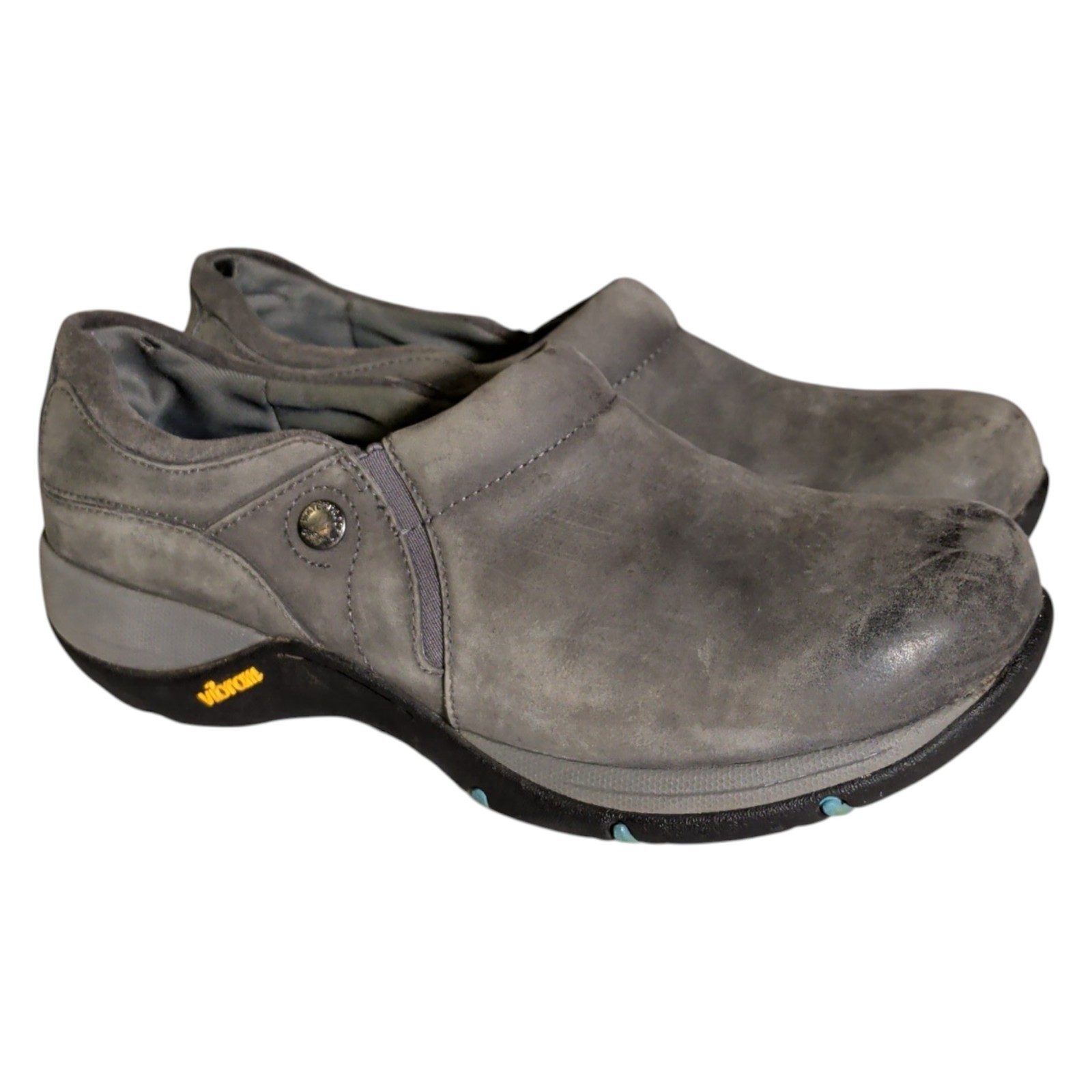 DANSKO Patti Shoes Slip On Waterproof Black Vibram Sole Women’s US 7.5-8 EU 38