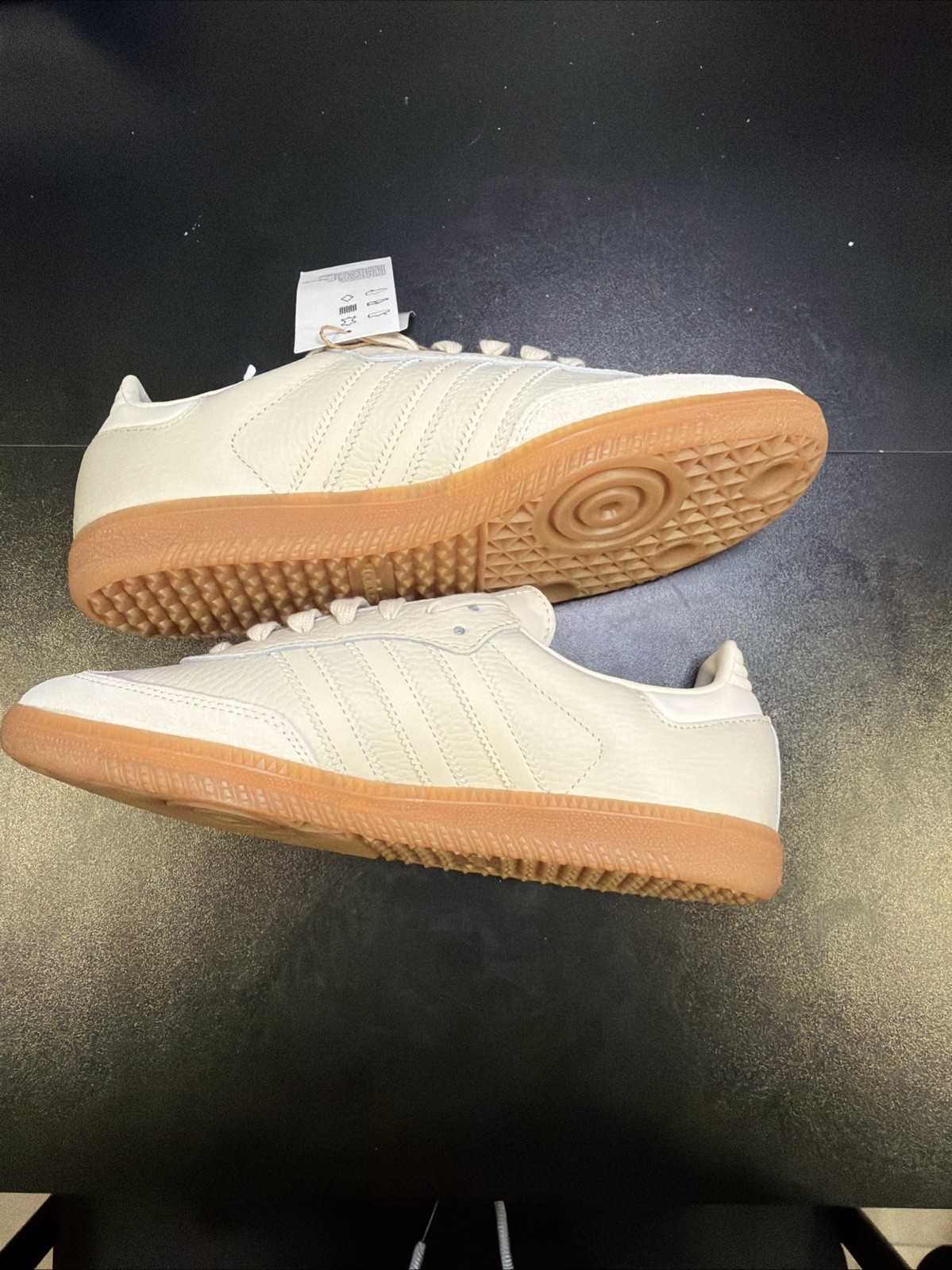 Size 7.5 – adidas Samba OG Aluminium Gum Cream/Beige/Brown BRAND NEWW!!