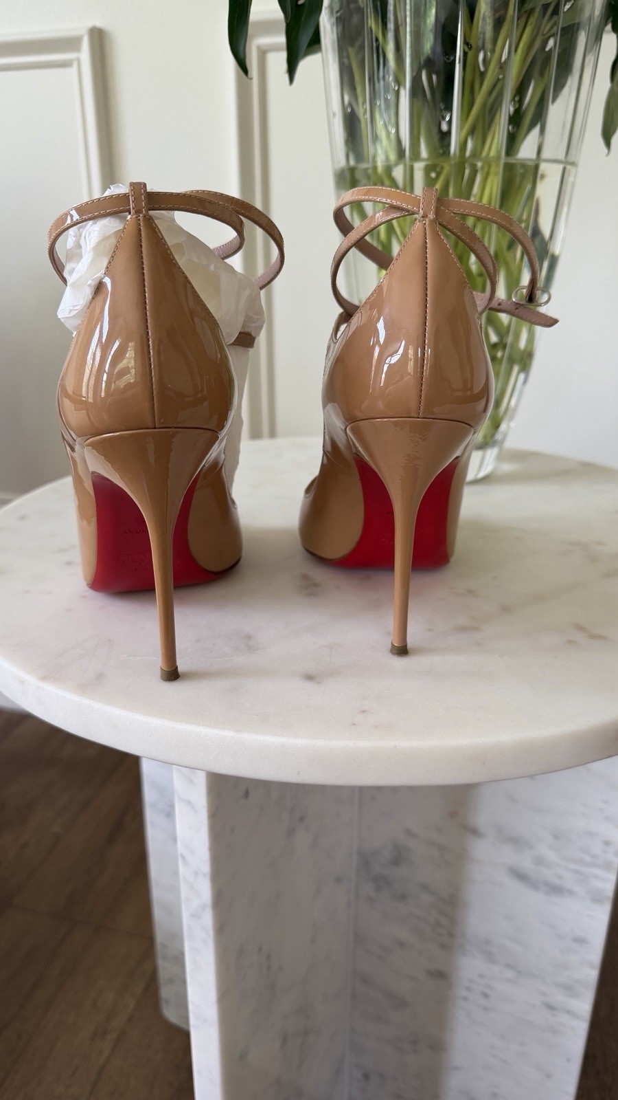 Christian Louboutin So Kate 120mm Size 38 5 – Nude