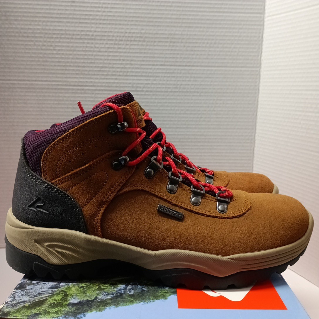 Ozark Trail Women’s Waterproof Stoneclad Hiker Boots Wheat Color Size 11 hiking
