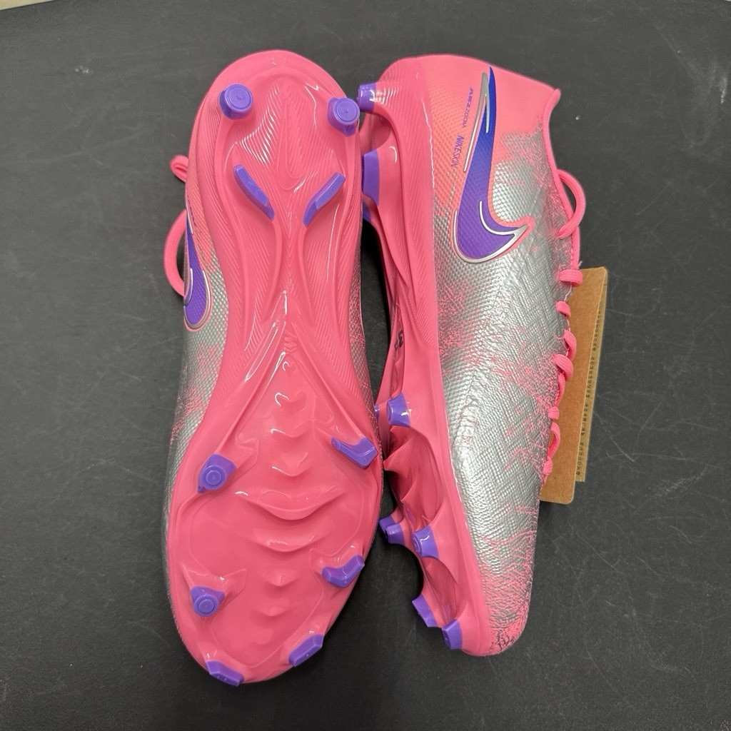 Nike Vapor 16 Academy “Vini Jr” Youth Soccer Cleats Pink/Silver/Purple 9 Wmn NWT