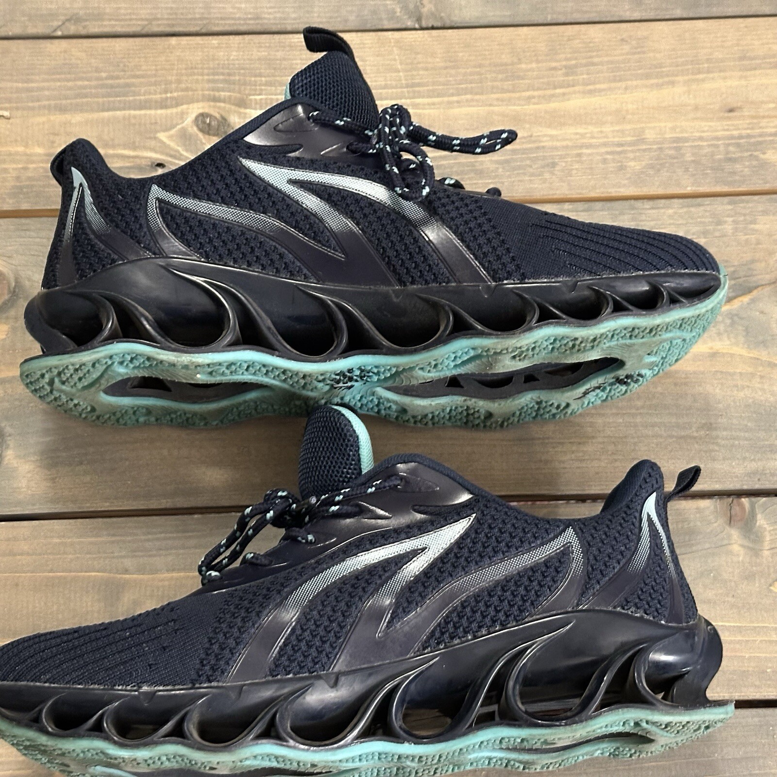 Tiamou Walking Shoes Trail Running Athletic Shoes Women’s 10/Men’s 8 Navy