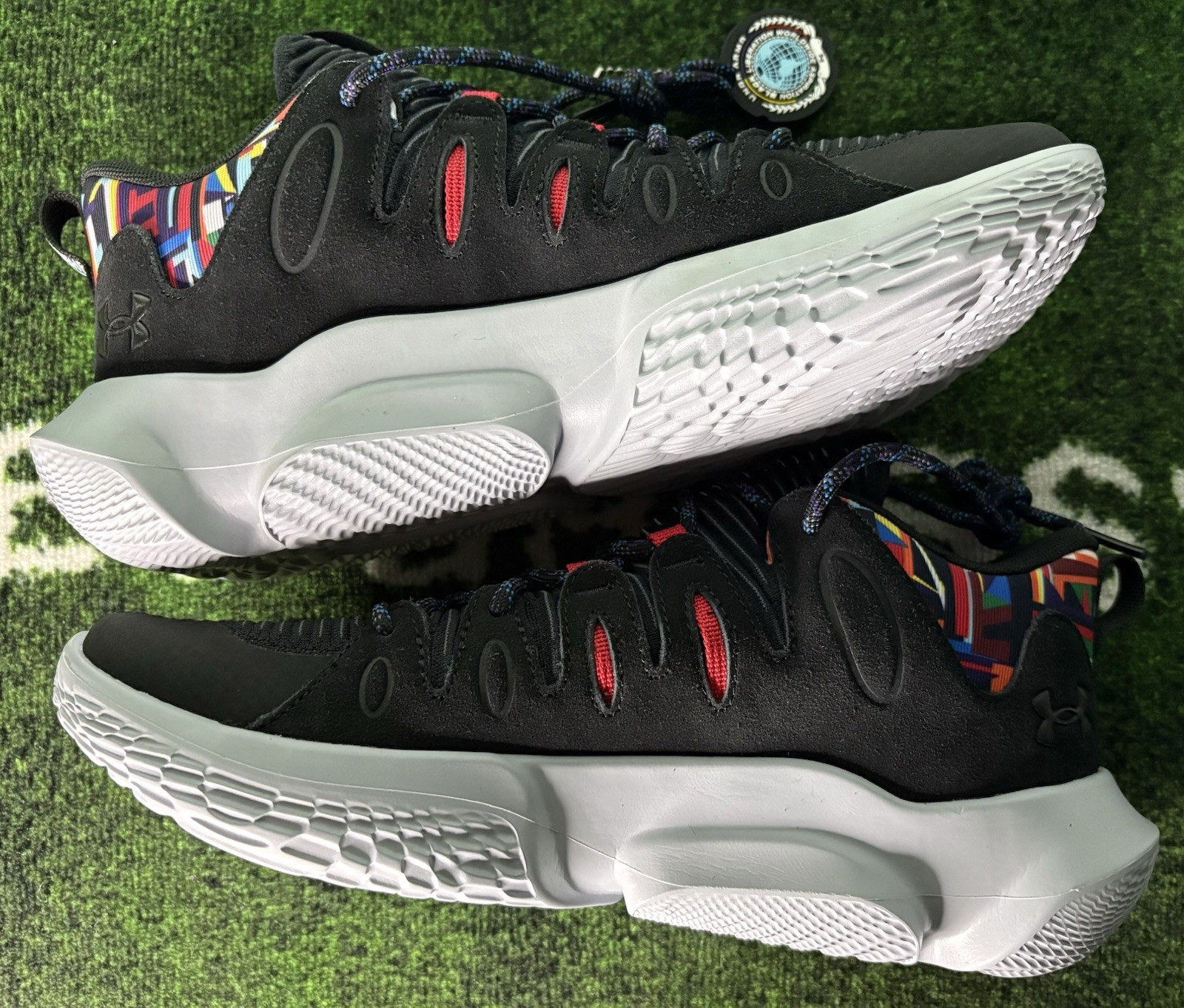 US Women’s 13/Men’s 11.5 – Under Armour Flow Breakthru 4 Basketball «BHM», Rare