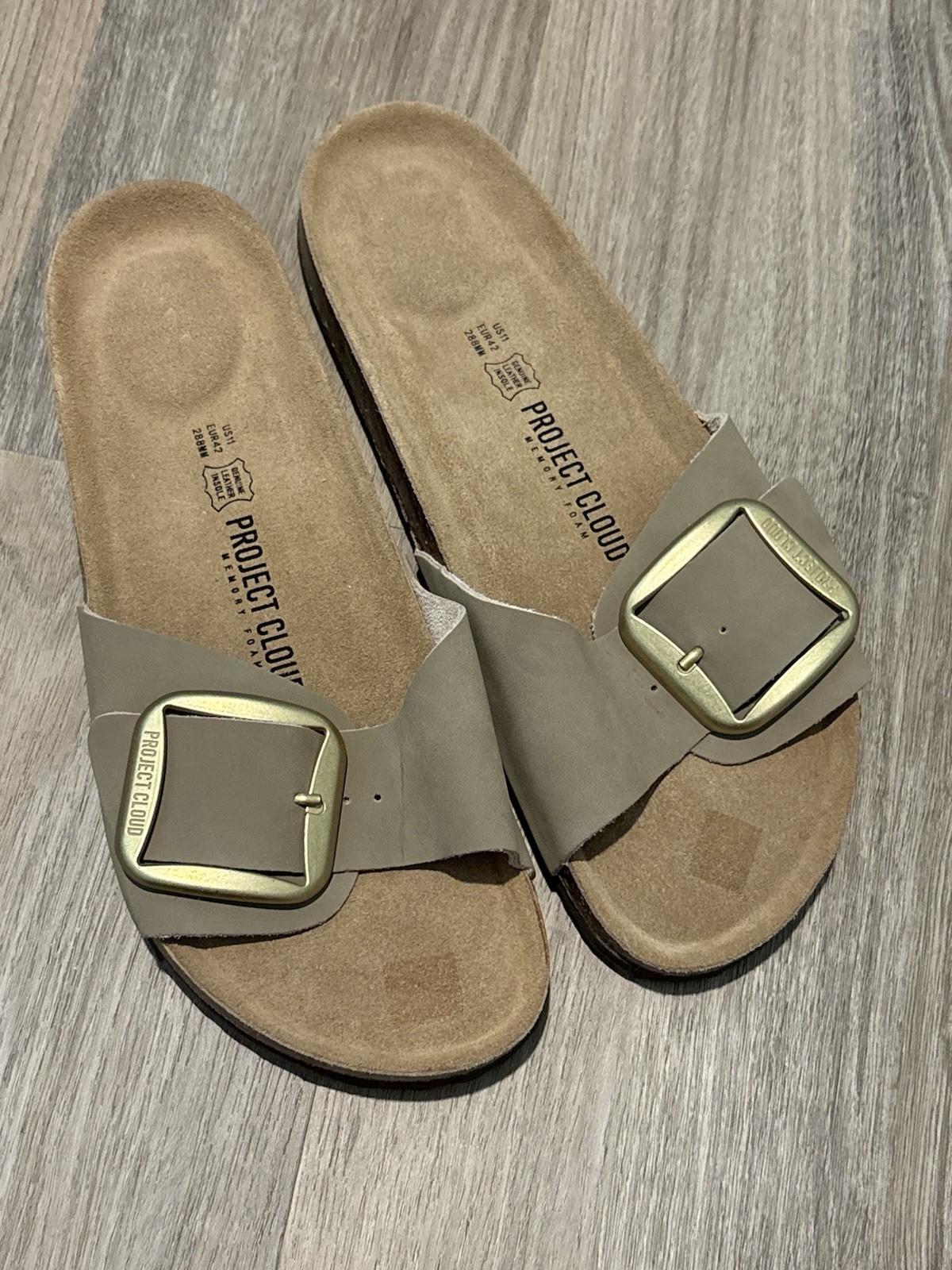 Project Cloud Wmns 11, Leather Womens Sandals, Lightweight,Non-Slip Single Strap