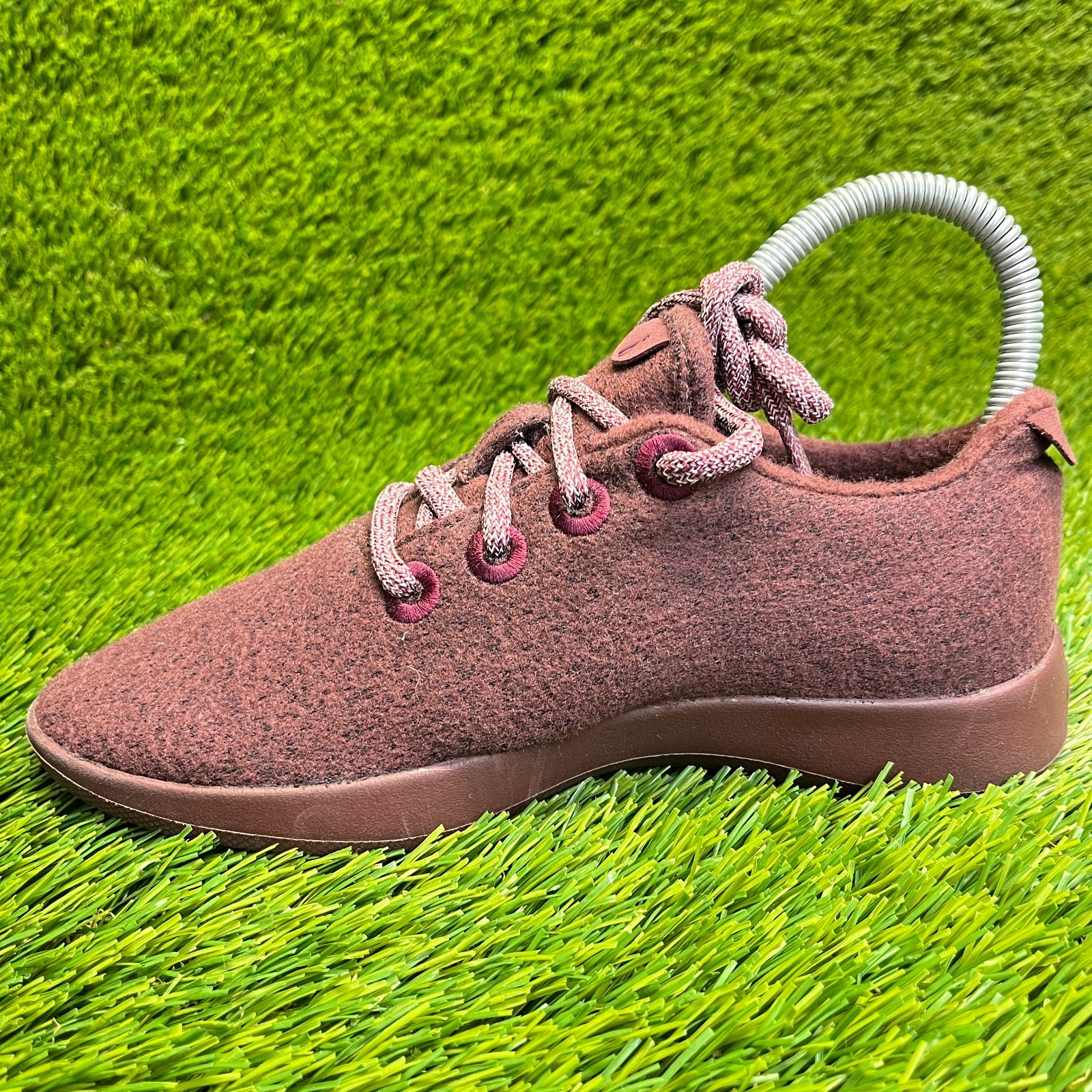 Allbirds Wool Runners Berry Red Womens Size 5 Walking Running Shoes Sneakers