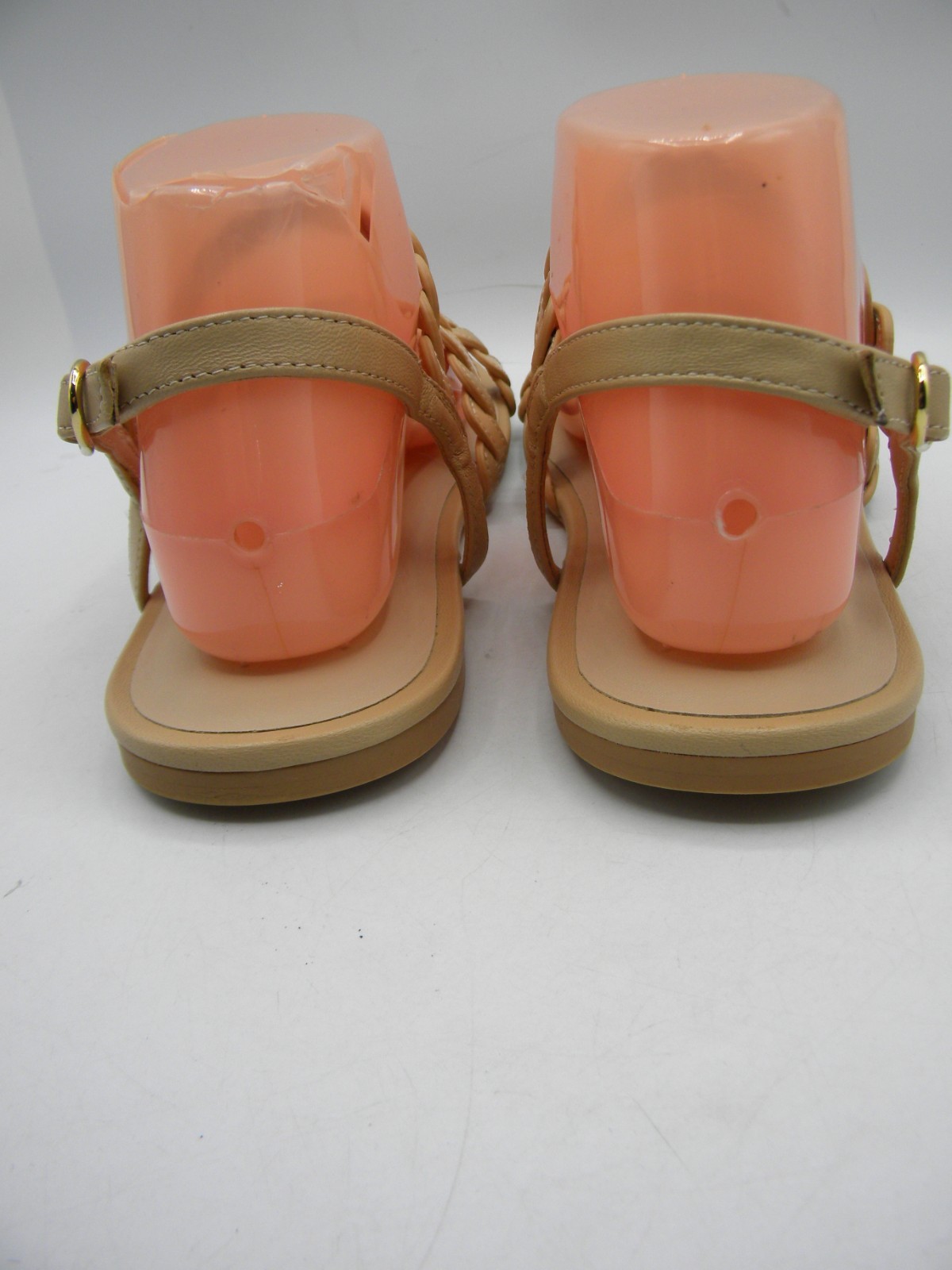 STUART WEITZMAN Twistie Leather Flat Ankle Strap Strappy Sandal Sz 8.5 M