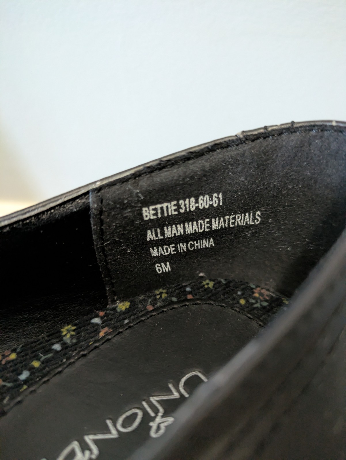 Vintage Unionbay Bettie Platform Loafers Chunky Black Size 6M 90s Y2K Academia