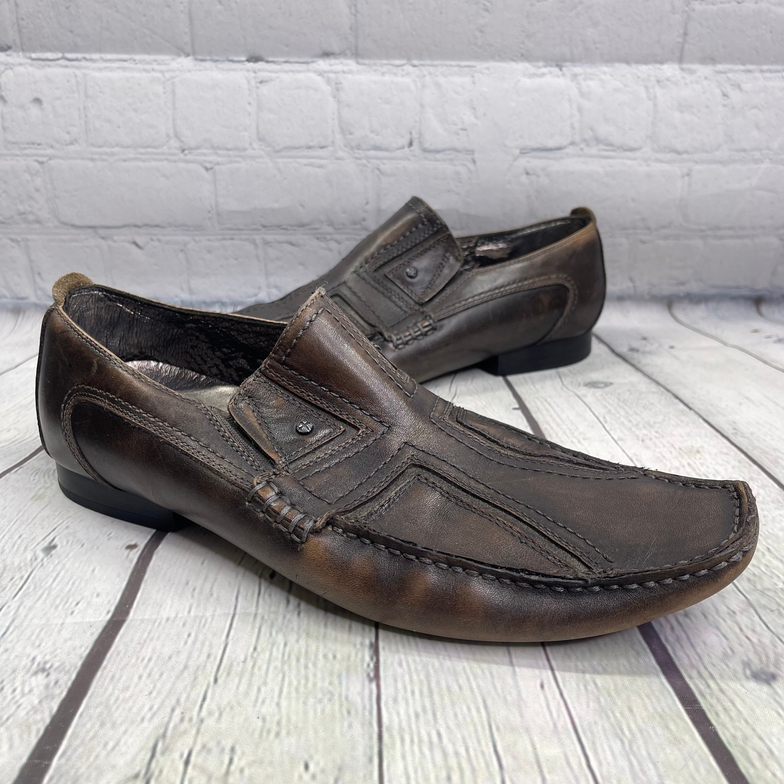 Olivia Miller Chelsea Boots Women Size 10 Brown Slip On Ankle Booties Shoes