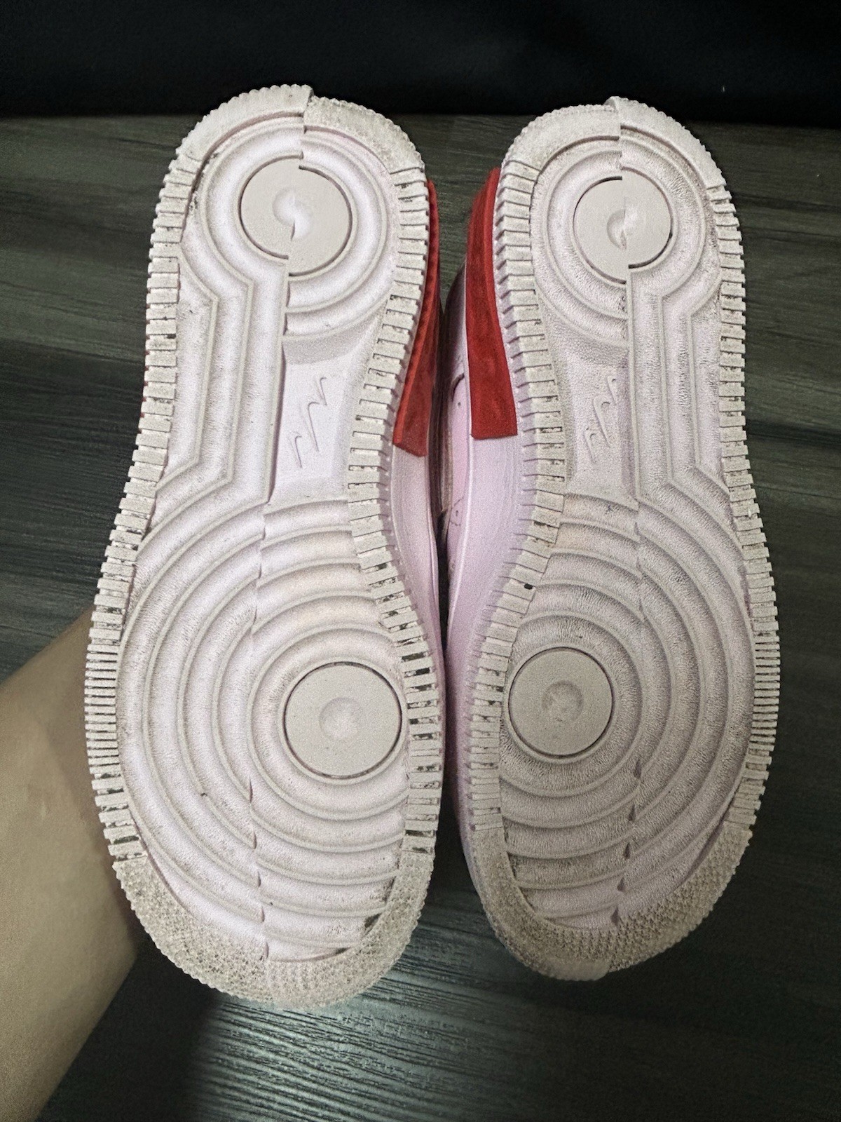 Nike Air Force 1 Fontanka Valentine’s Day DA7024-600 Pink Red White Sneakers