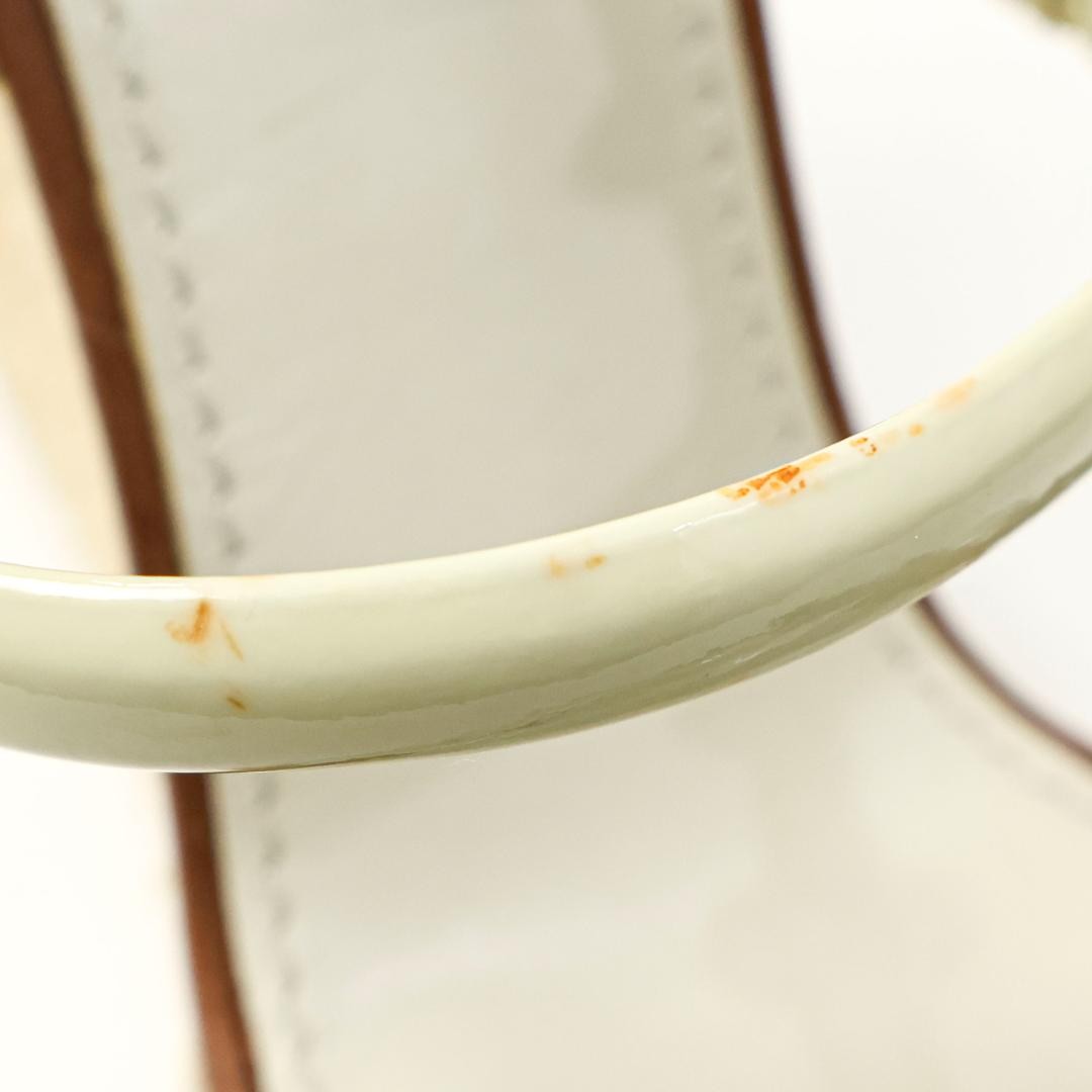 Louis Vuitton Sandals Shoes Monogram Flower EU 37 US 7 Off White Authentic