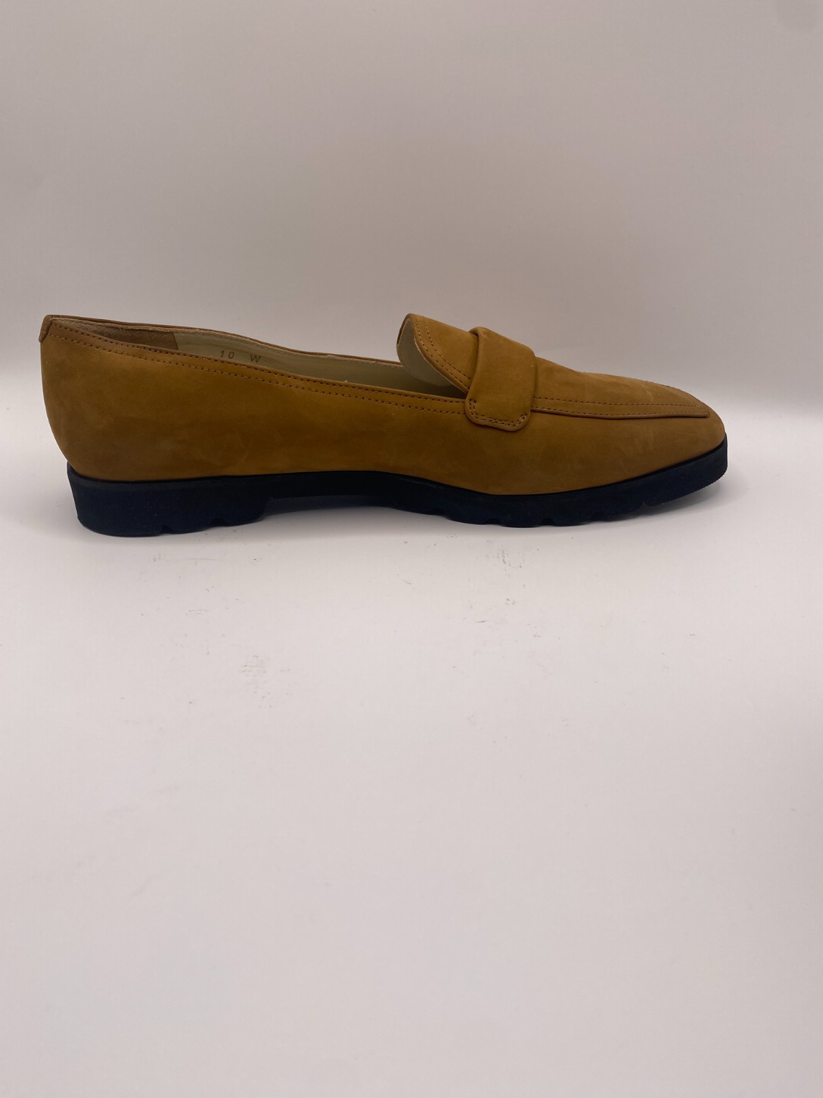AMALFI BY RANGONI Womens Giuliano Loafer In Sequoia Brown Tiffany Nubuk Sz 10W