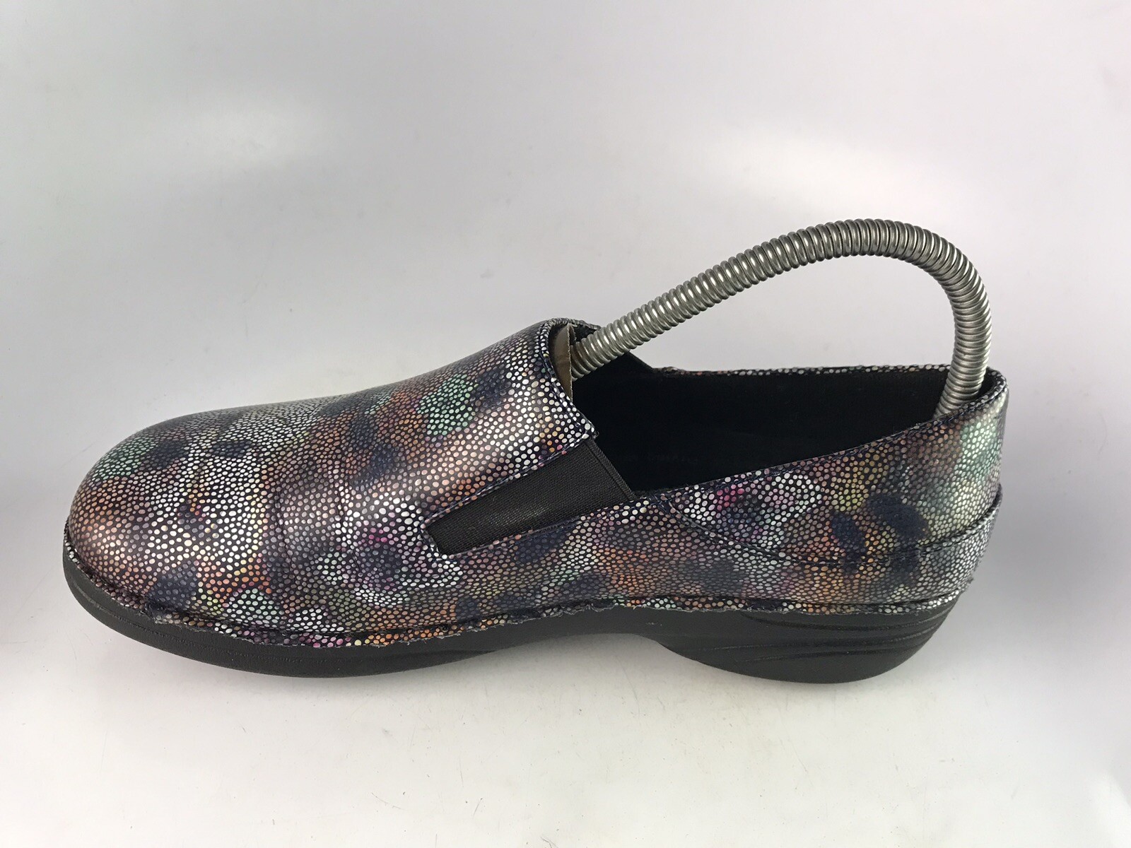 Spring Step Womens Sz 7.5M Freesa Mosaic Floral Flowers Non Skid Resistant Clogs