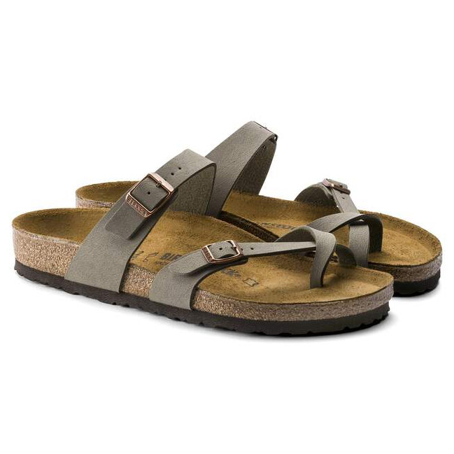 Women’s Birkenstock Mayari Birko-Flor Nubuck Sandals, Full Box, Authentic