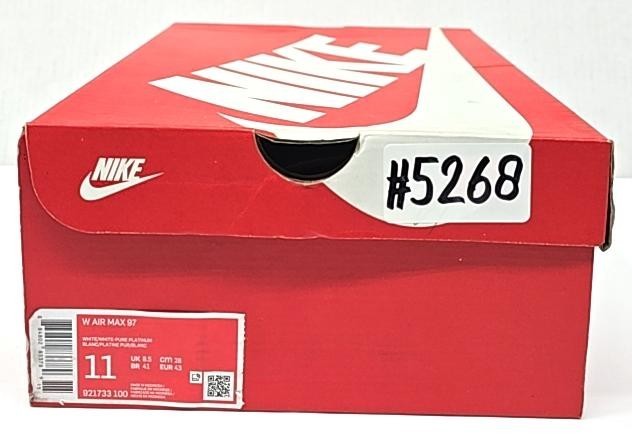 Nike Air Max 97 921733-100 White Sneakers Women’s Size 11 – Leather Shoes