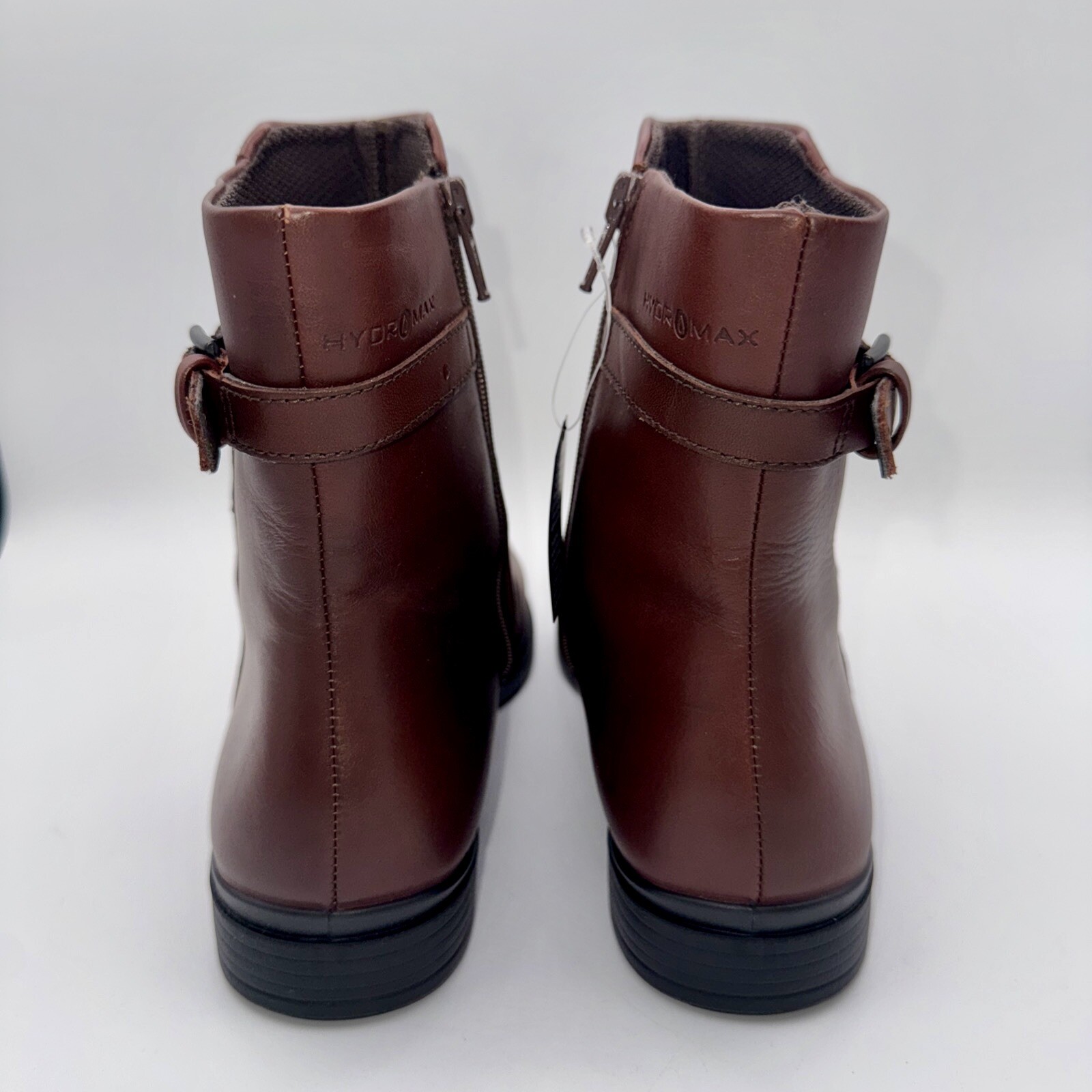 Ecco Touch 15 Buckle Hydromax Boots Women’s Size 9 EU 40 Brown Leather