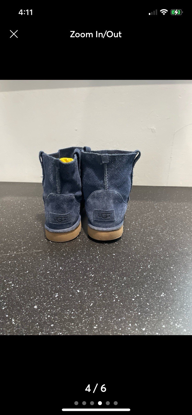 UGG classic Unlined Mini perf Boots Women’s Size 9boots women’s