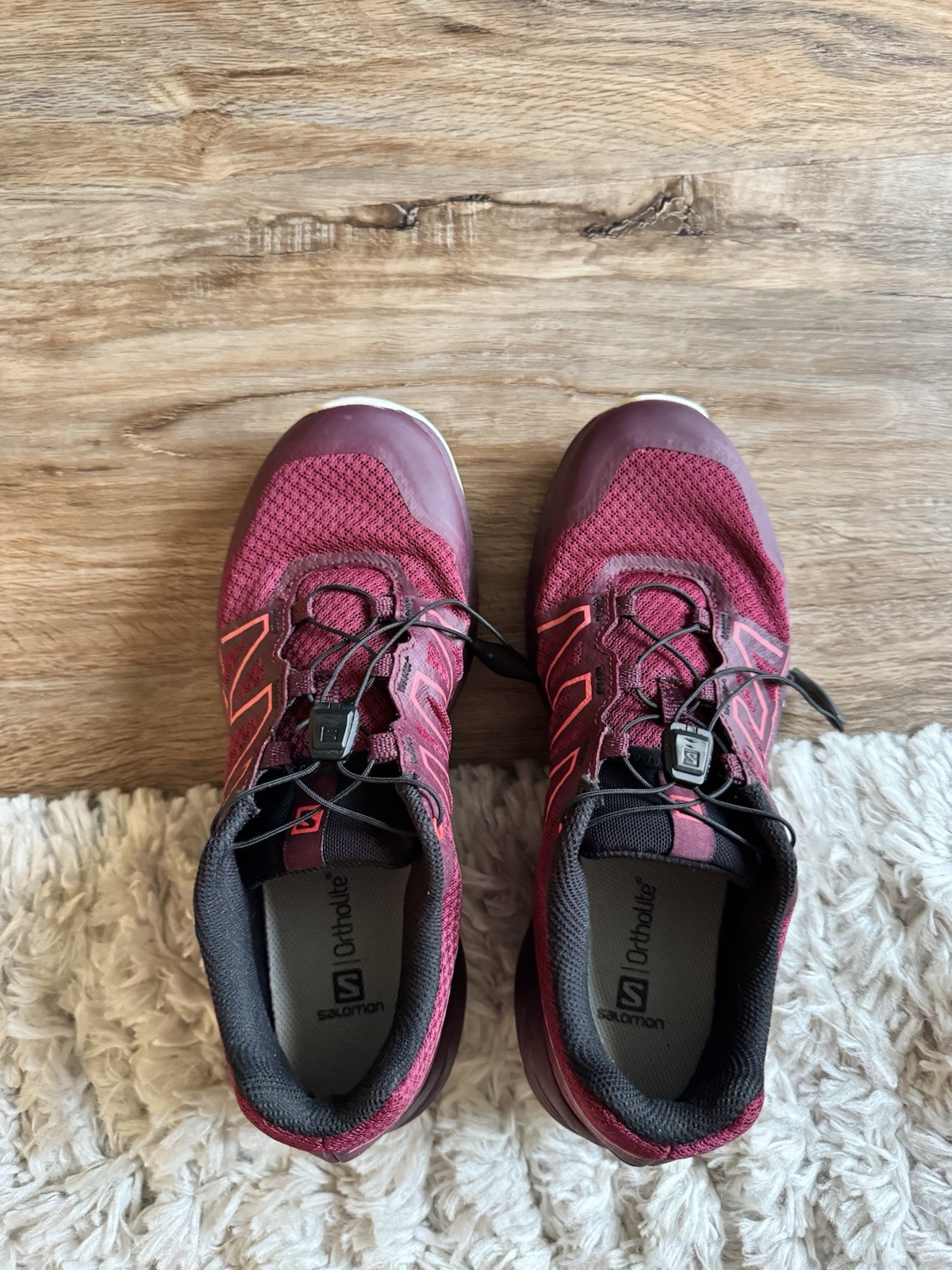 Salmon XA Takeo Maroon Hiking Shoes Women’s 8.5