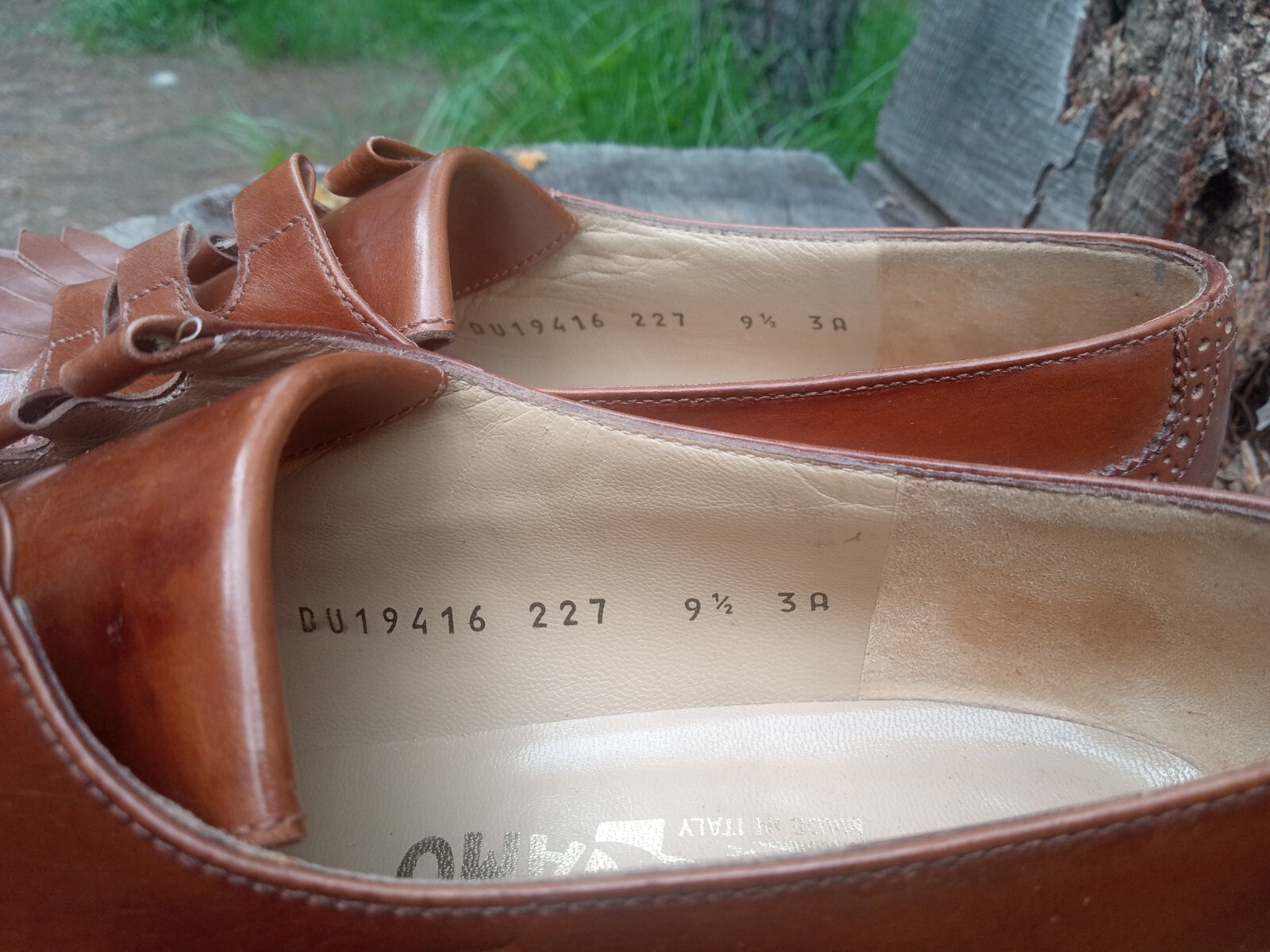 Salvatore Ferragamo Women Kiltie Oxford Shoes Size 9.5 AAA 3A A3 Made in Italy